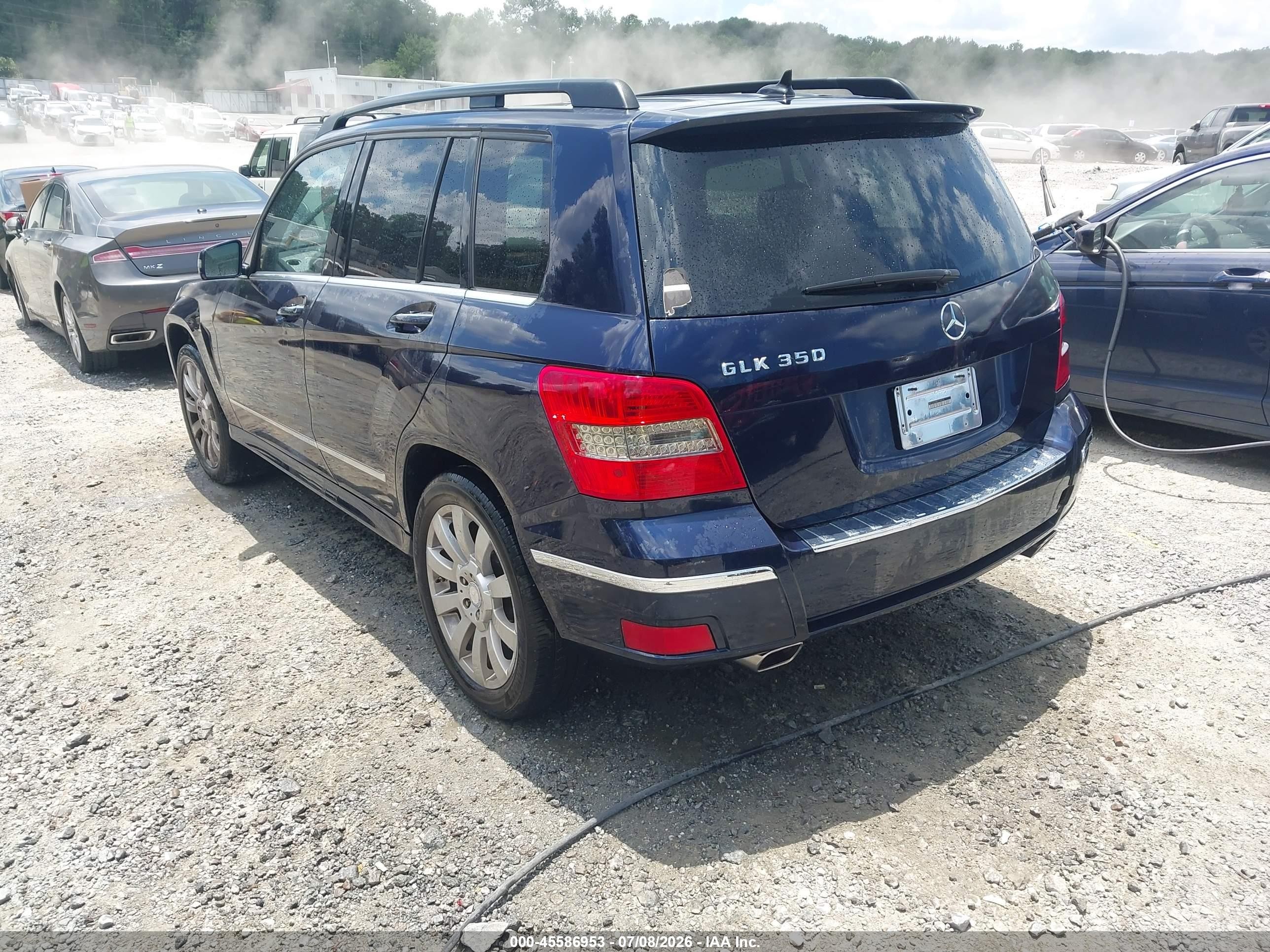 2012 Mercedes-benz Glk 350 Blue vin: WDCGG5GBXCF764013