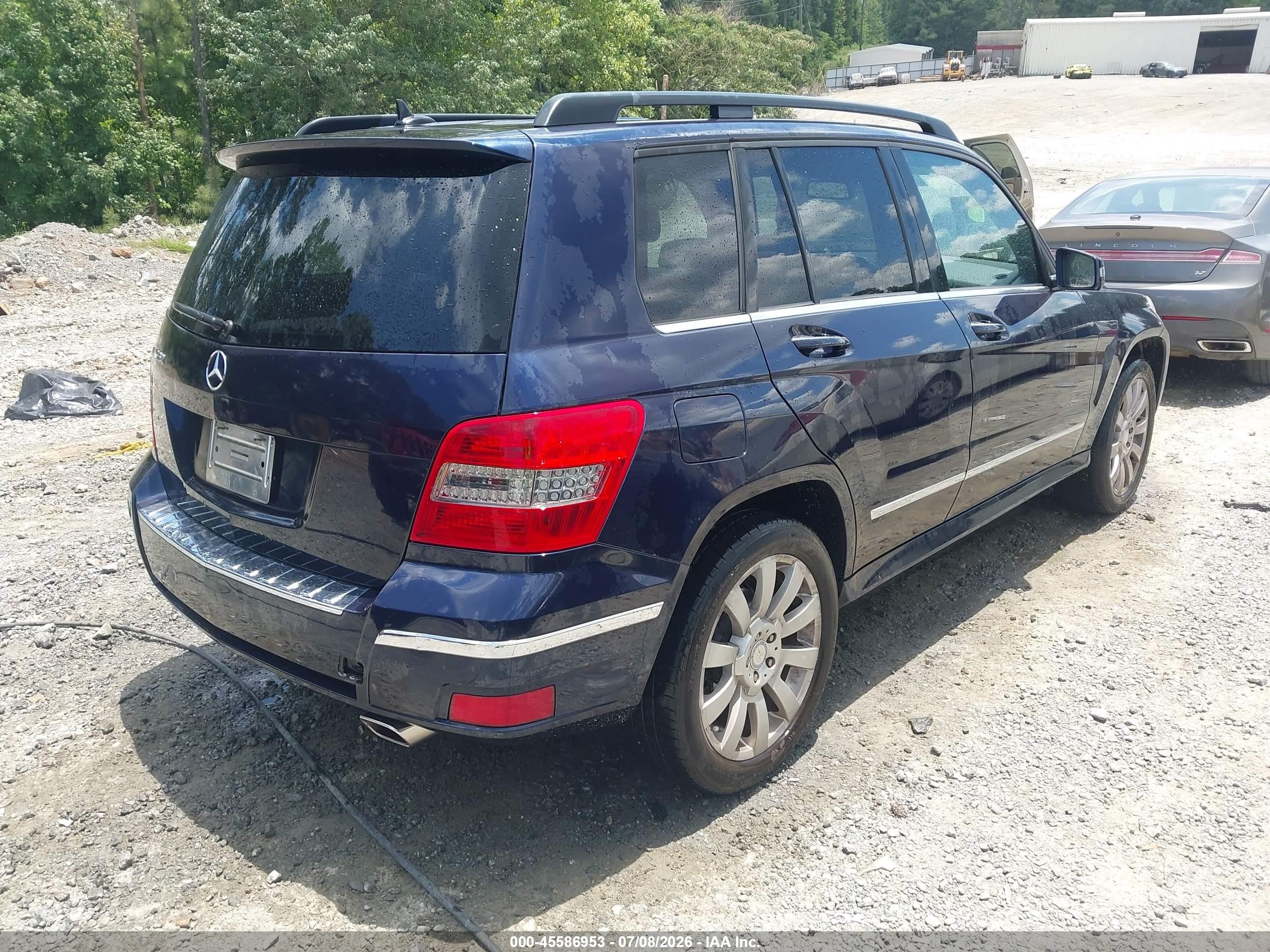 2012 Mercedes-benz Glk 350 Blue vin: WDCGG5GBXCF764013