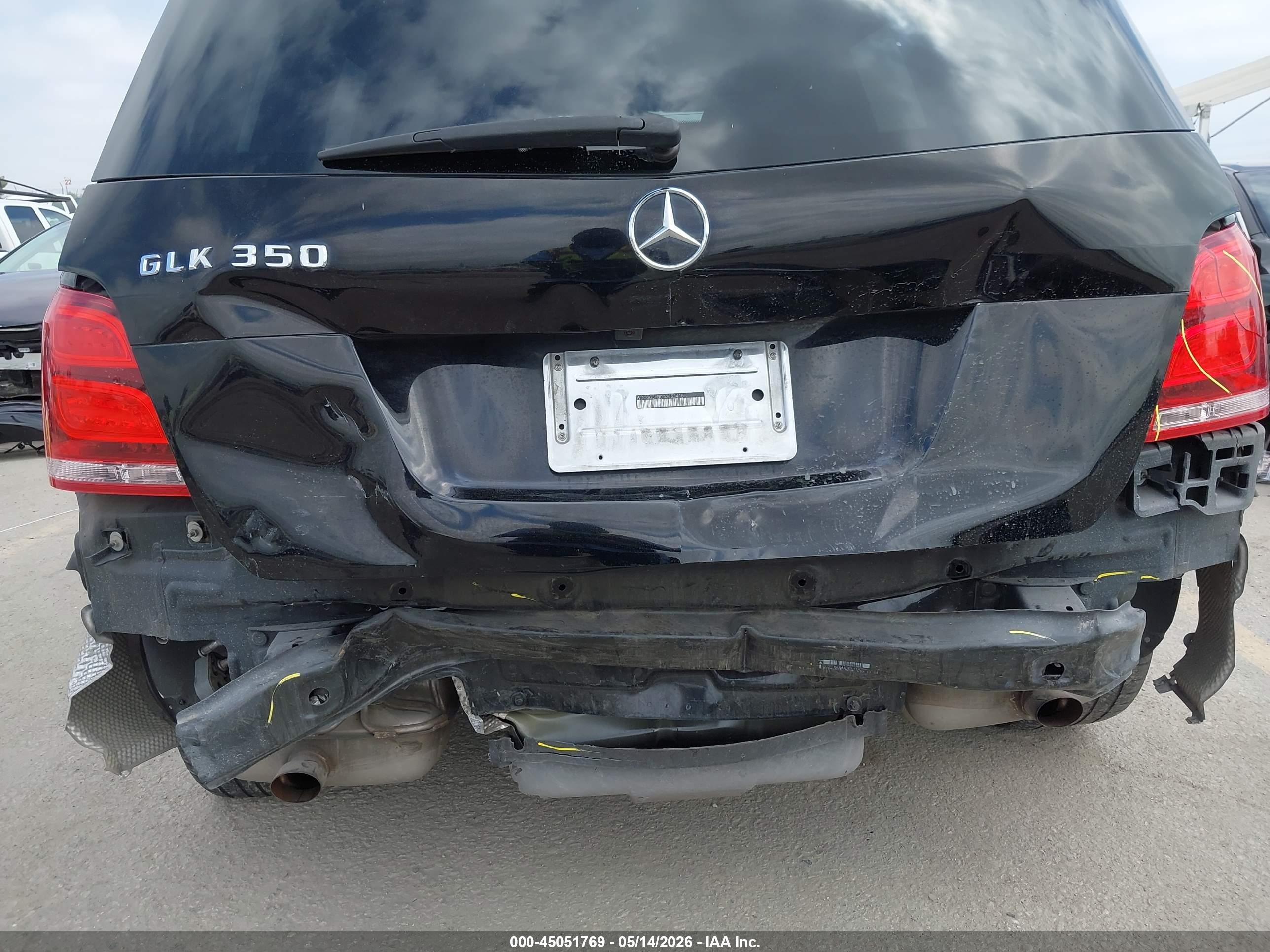 2013 Mercedes-benz Glk 350   Black vin: WDCGG5HB0DG053415