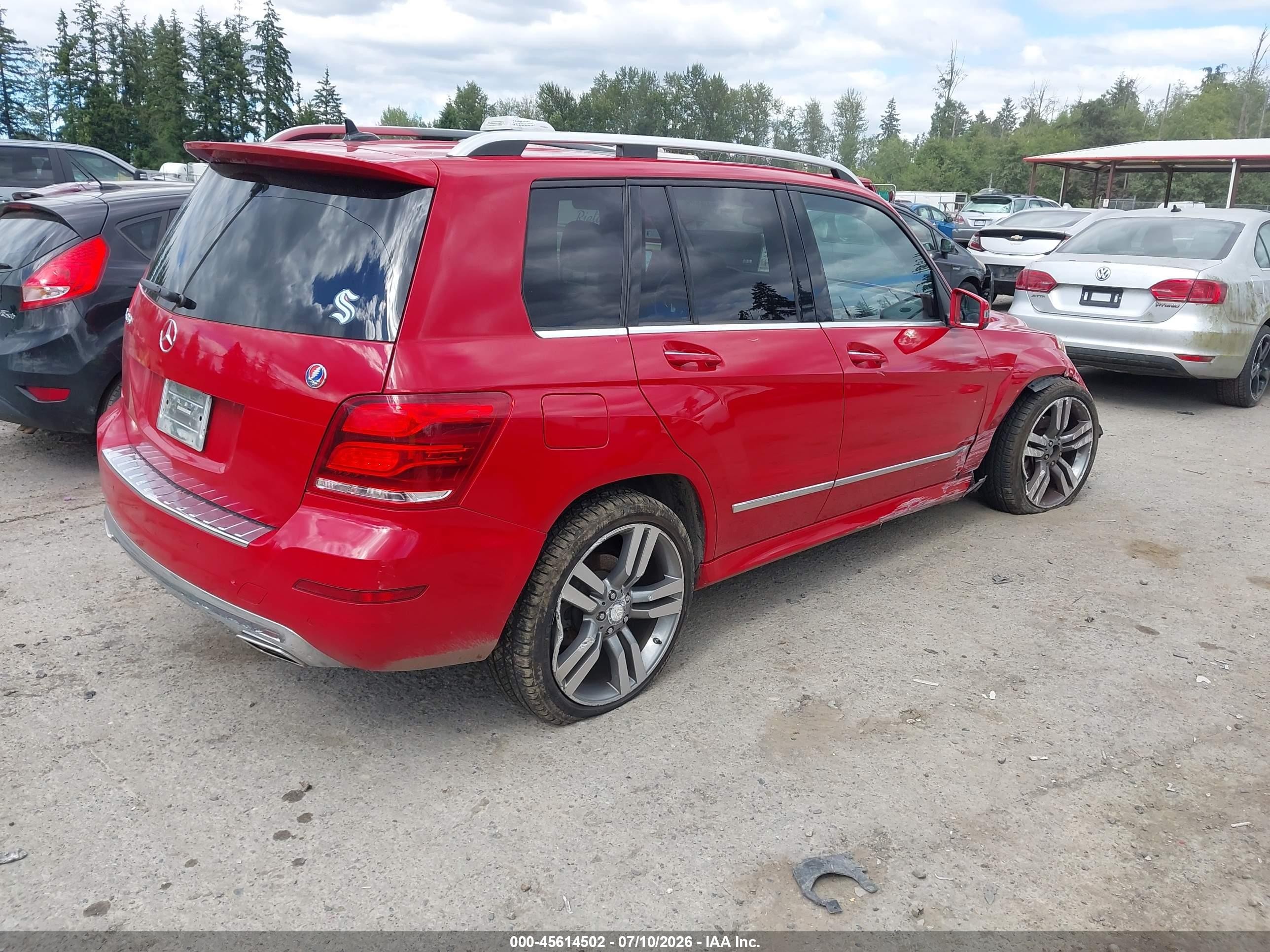 2013 Mercedes-benz Glk 350   Red vin: WDCGG5HB0DG055746