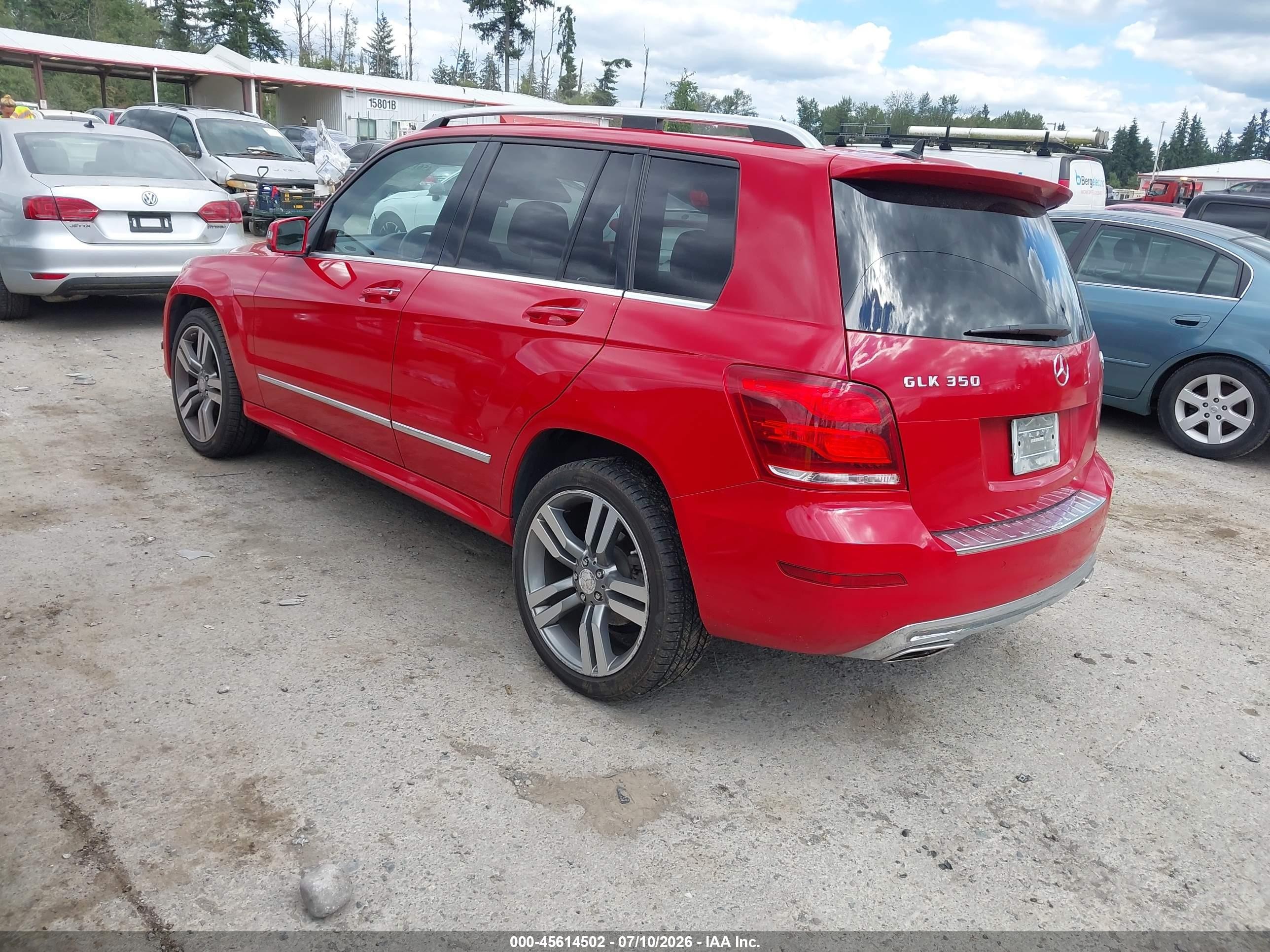 2013 Mercedes-benz Glk 350   Red vin: WDCGG5HB0DG055746