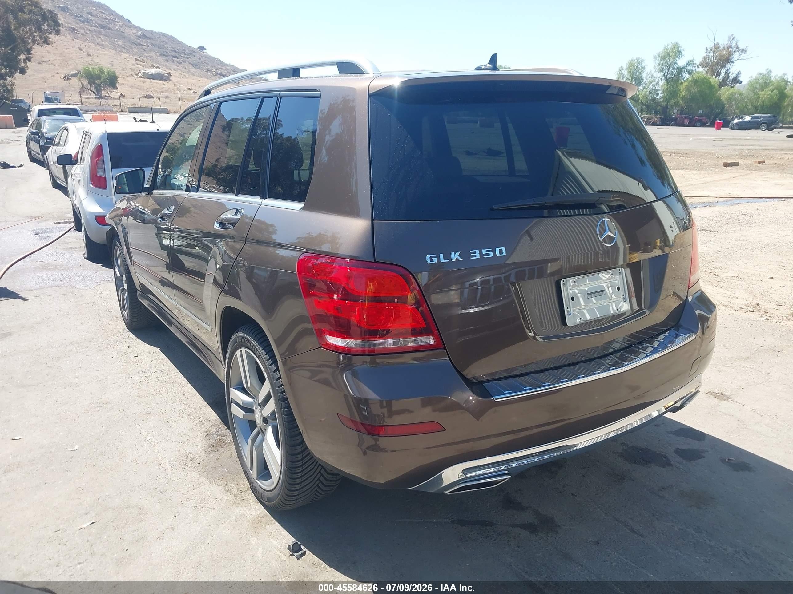 2014 Mercedes-benz Glk 350 Brown vin: WDCGG5HB0EG191828