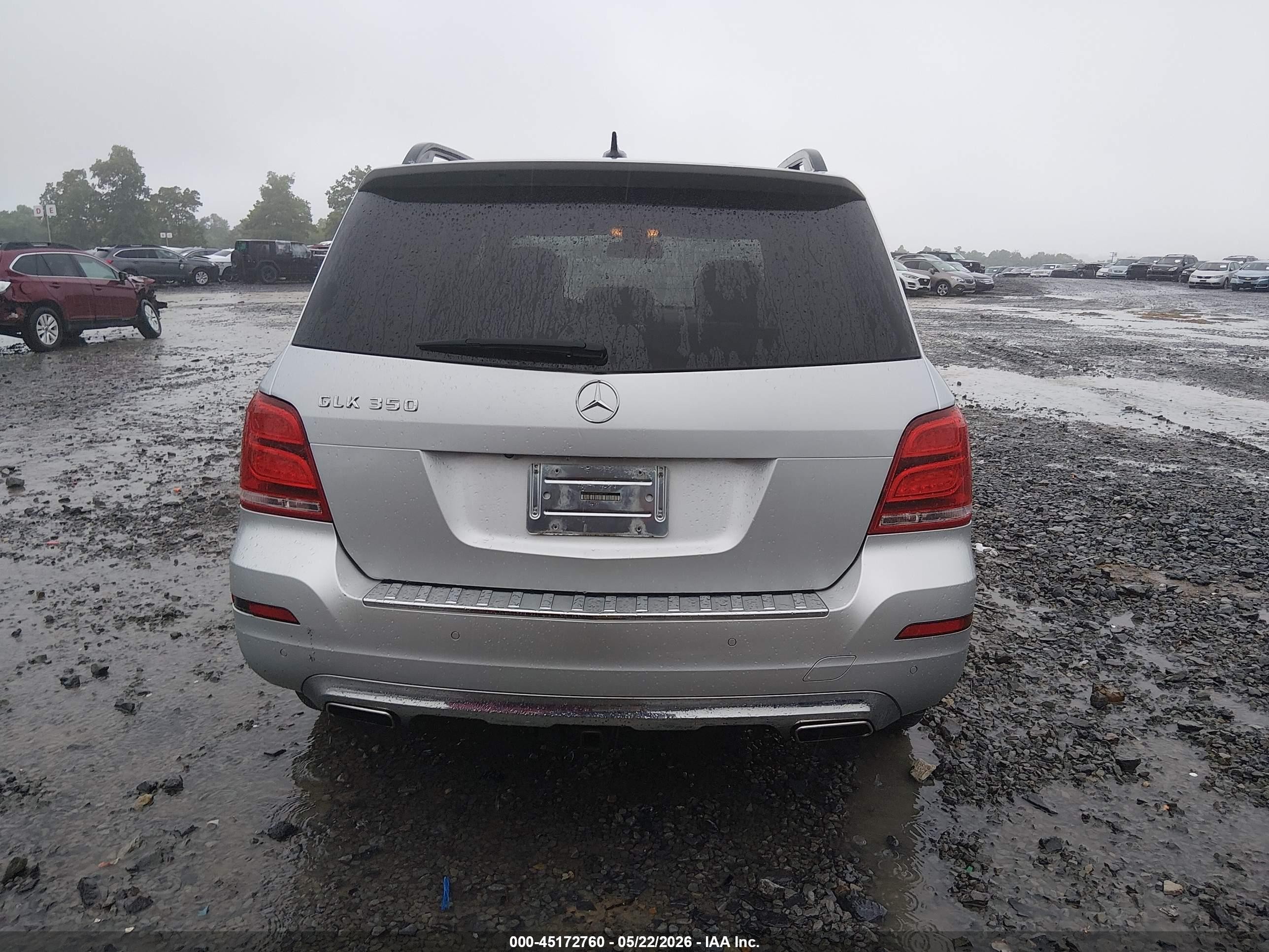 2014 Mercedes-benz Glk 350   Silver vin: WDCGG5HB0EG242101