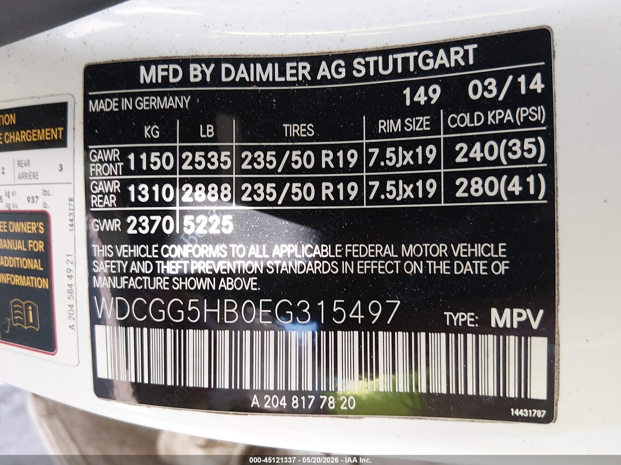 2014 Mercedes-benz Glk 350   White vin: WDCGG5HB0EG315497