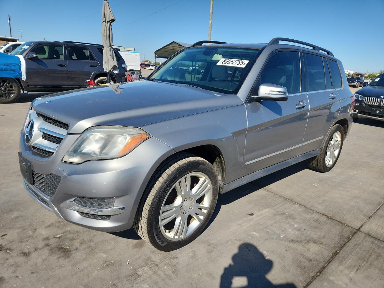 2014 Mercedes-benz Glk 350 Silver vin: WDCGG5HB0EG318576