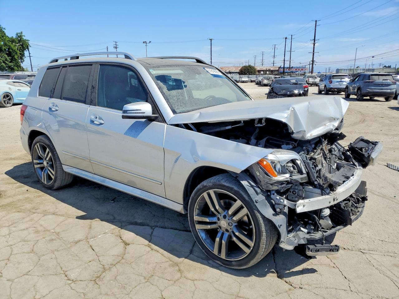 2014 Mercedes-benz Glk 350 Серебряный vin: WDCGG5HB0EG329870