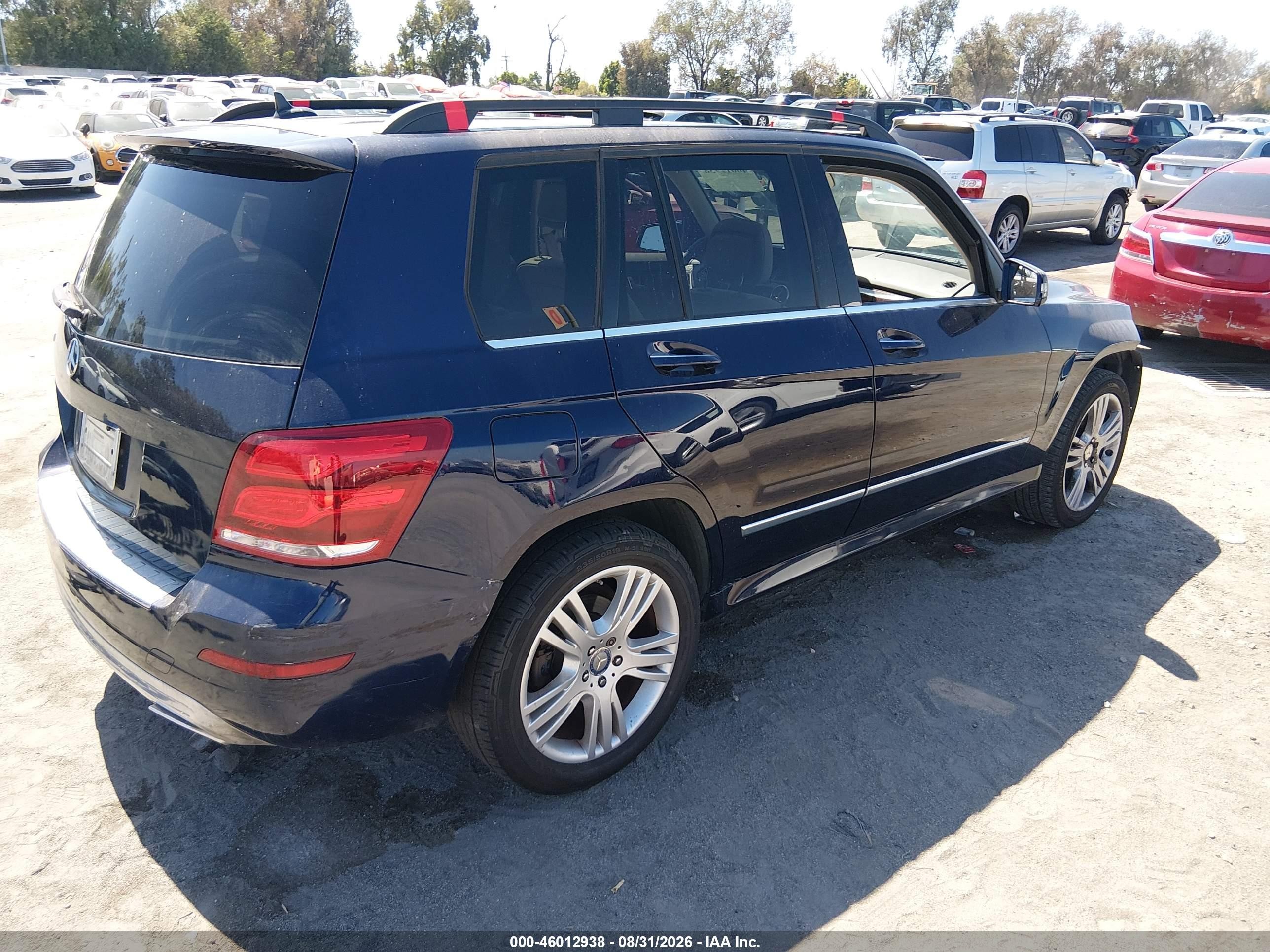 2014 Mercedes-benz Glk 350   Dark Blue vin: WDCGG5HB0EG334812