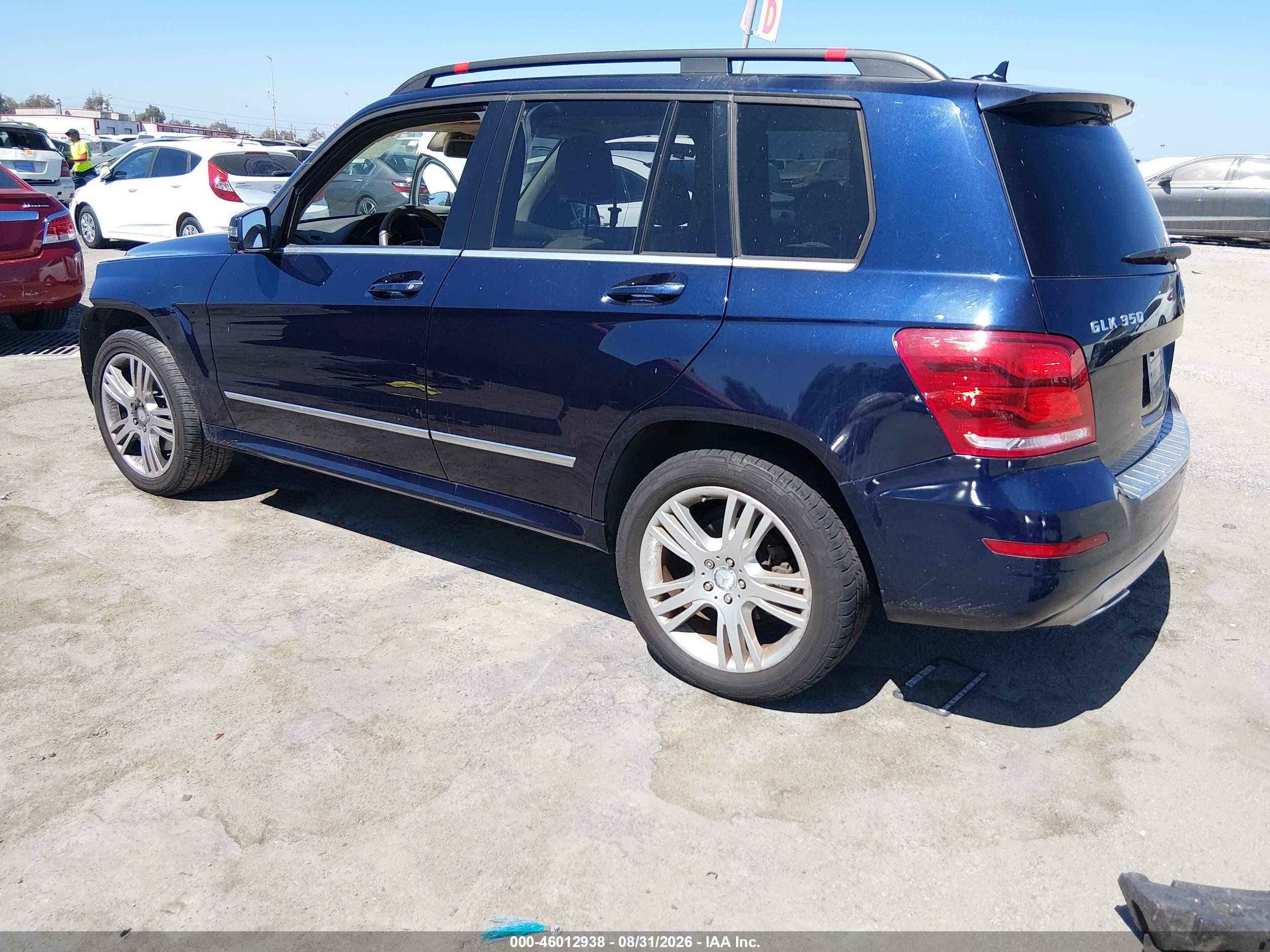 2014 Mercedes-benz Glk 350   Dark Blue vin: WDCGG5HB0EG334812