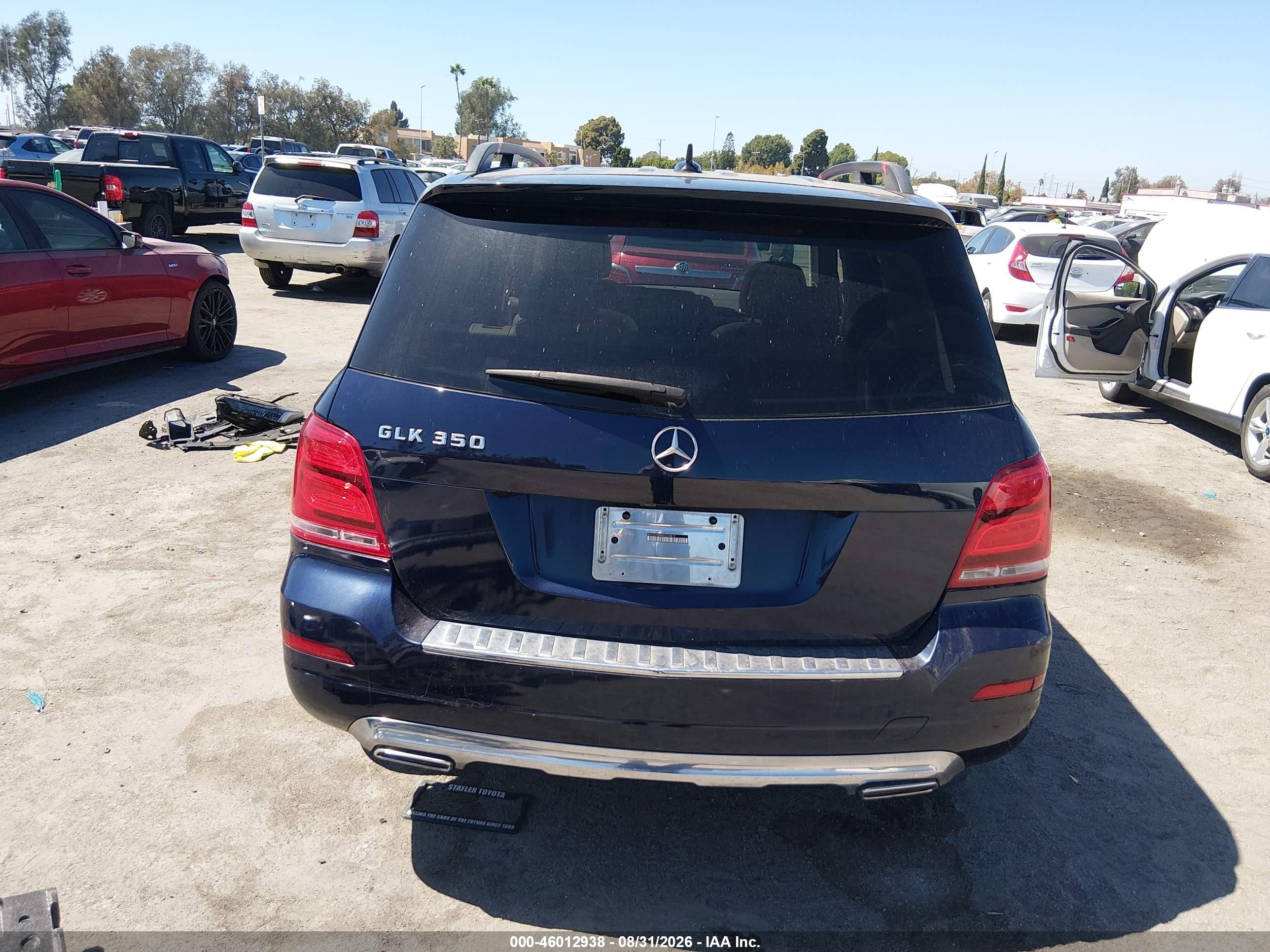 2014 Mercedes-benz Glk 350   Dark Blue vin: WDCGG5HB0EG334812