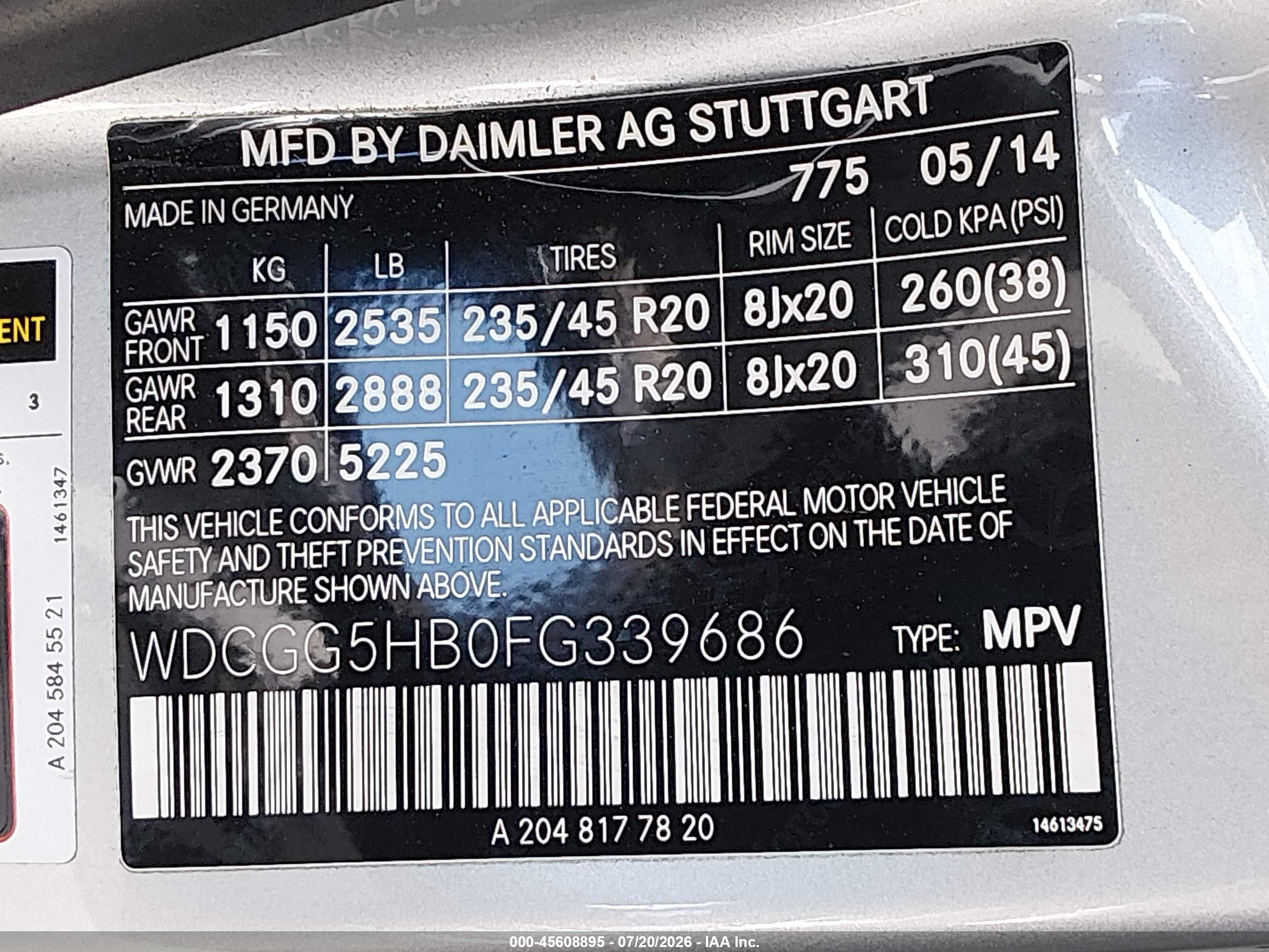 2015 Mercedes-benz Glk 350   Silver vin: WDCGG5HB0FG339686