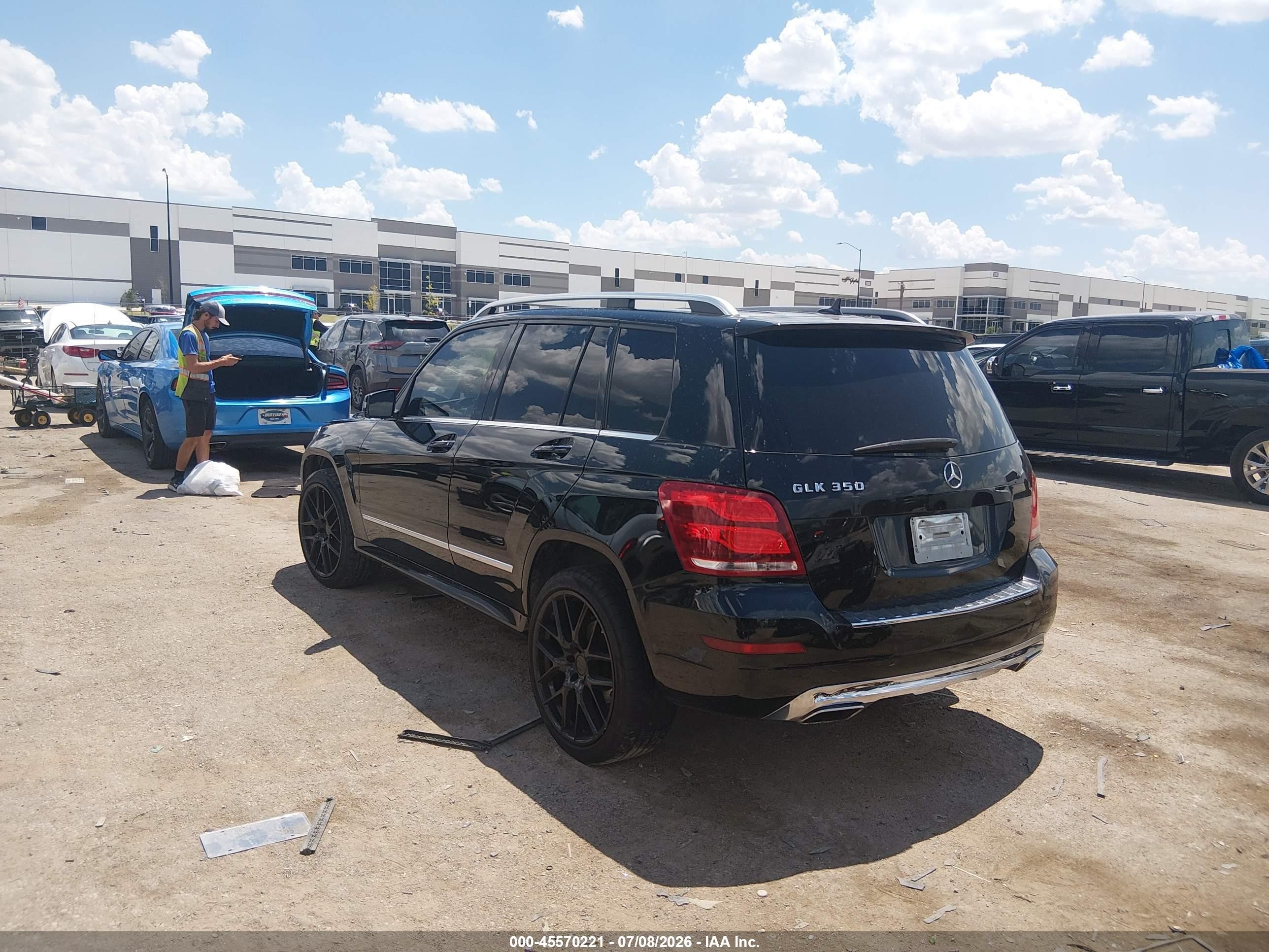 2015 Mercedes-benz Glk 350   Black vin: WDCGG5HB0FG343771
