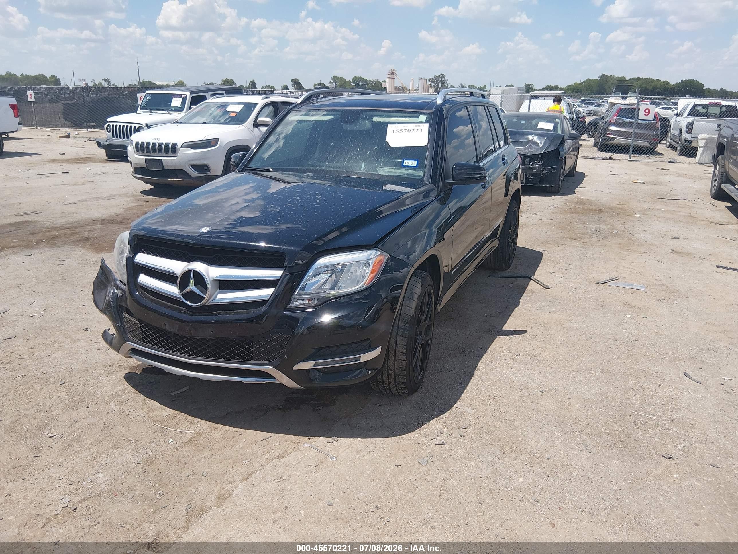 2015 Mercedes-benz Glk 350   Black vin: WDCGG5HB0FG343771