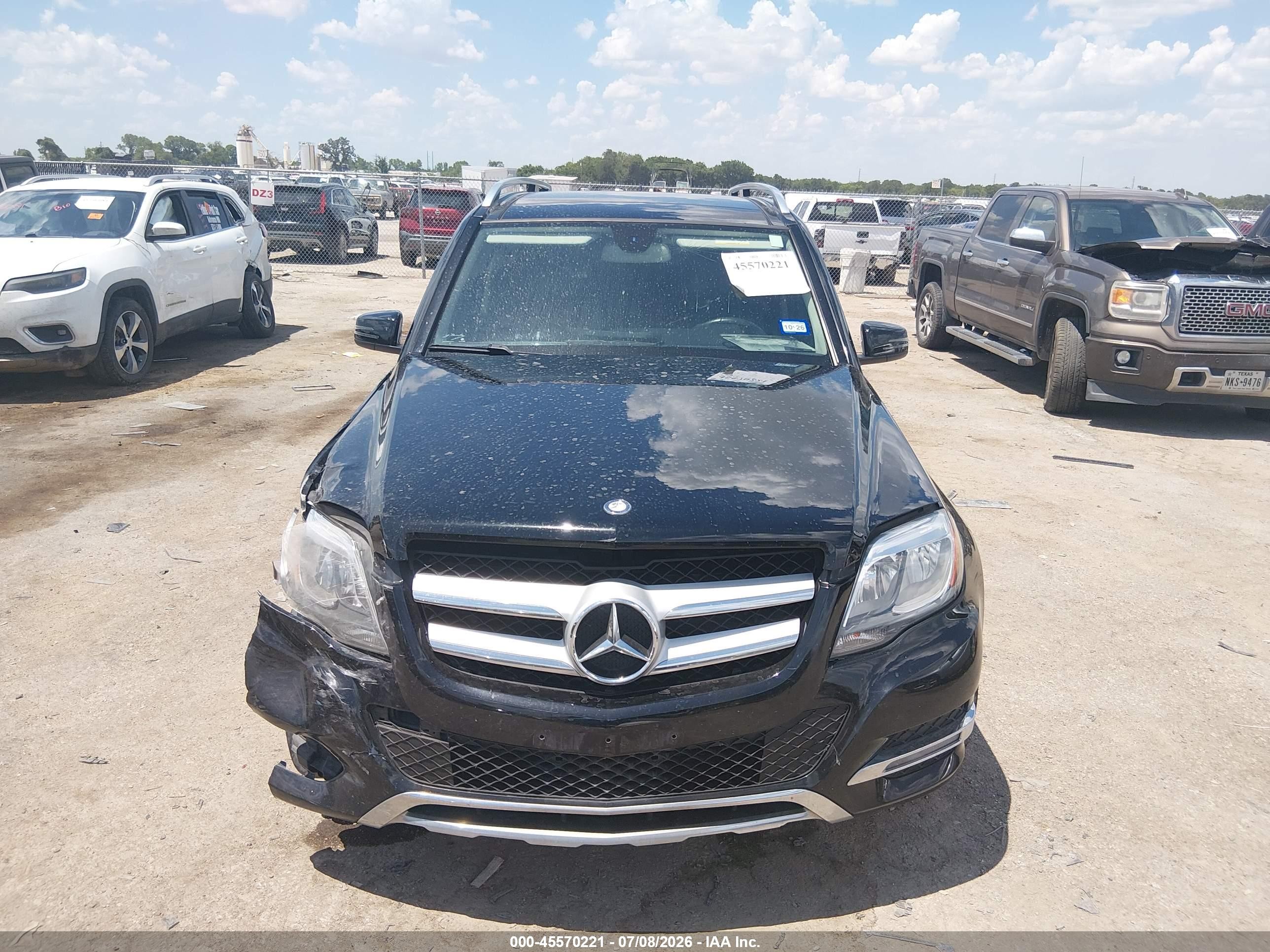 2015 Mercedes-benz Glk 350   Black vin: WDCGG5HB0FG343771