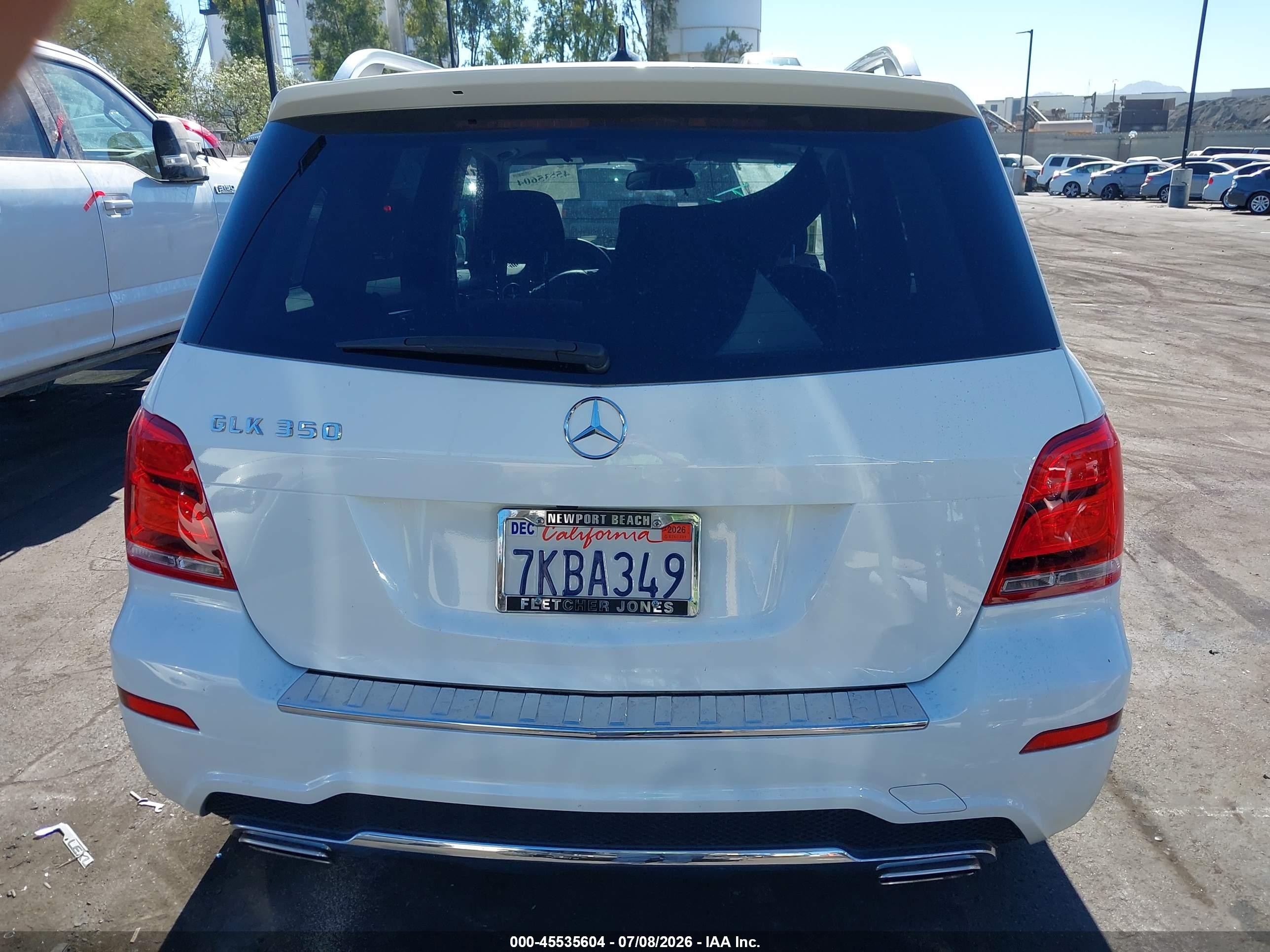 2015 Mercedes-benz Glk 350   White vin: WDCGG5HB0FG366208