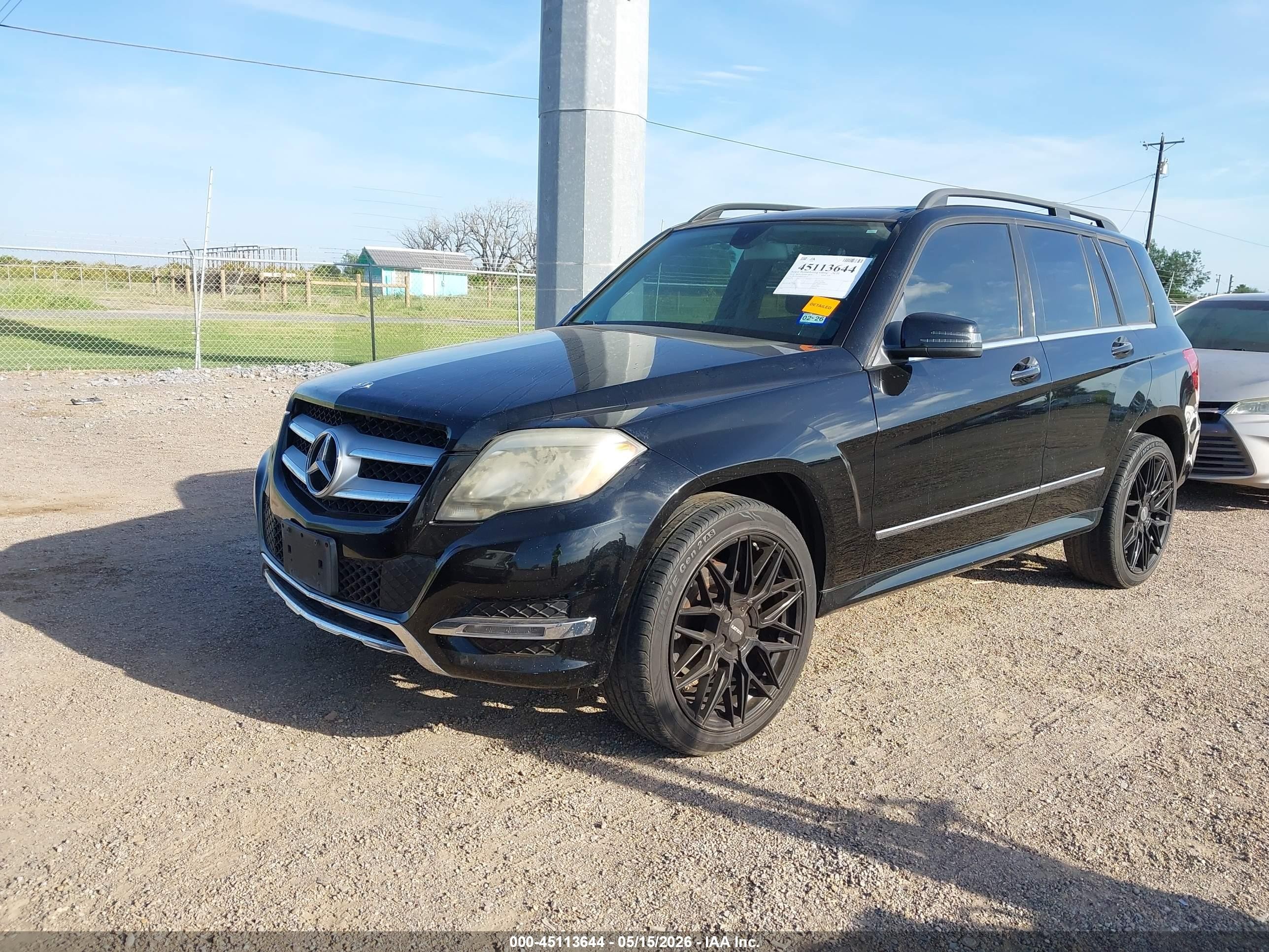 2015 Mercedes-benz Glk 350   Black vin: WDCGG5HB0FG393747