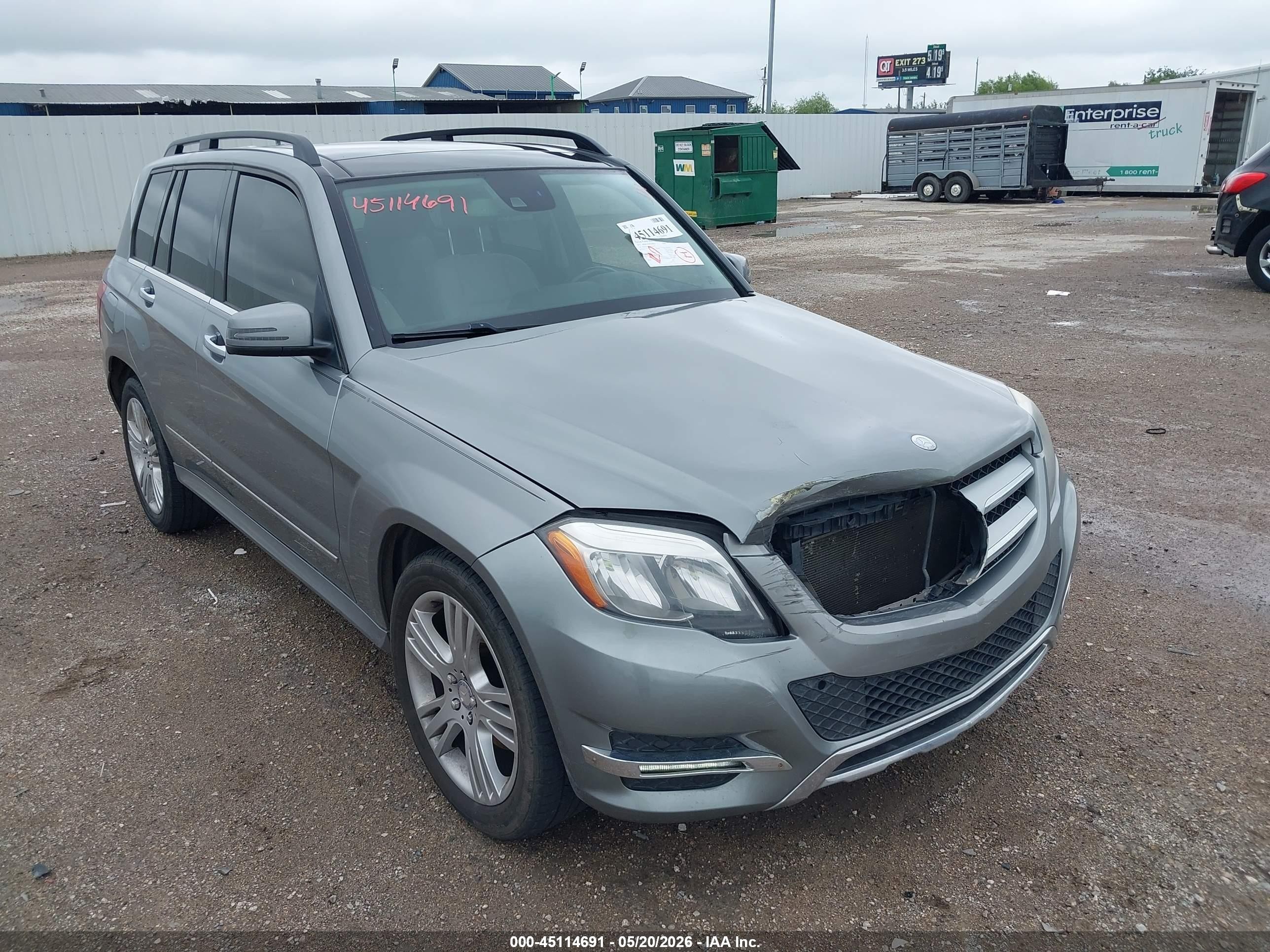 2015 Mercedes-benz Glk 350   Gray vin: WDCGG5HB0FG424320