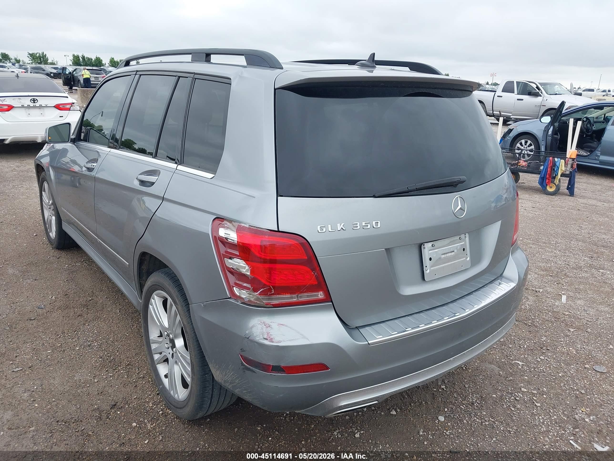 2015 Mercedes-benz Glk 350   Gray vin: WDCGG5HB0FG424320