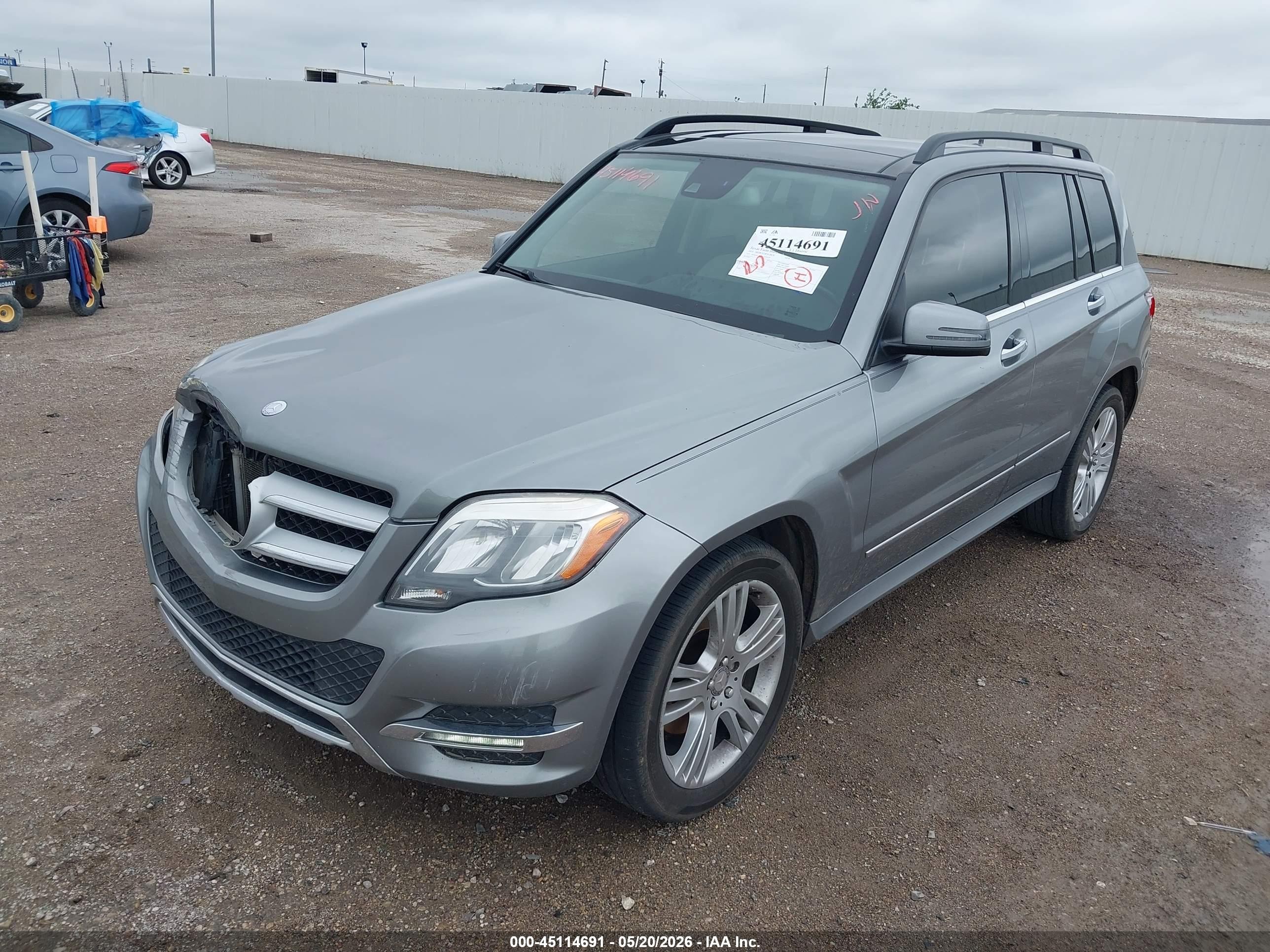 2015 Mercedes-benz Glk 350   Gray vin: WDCGG5HB0FG424320