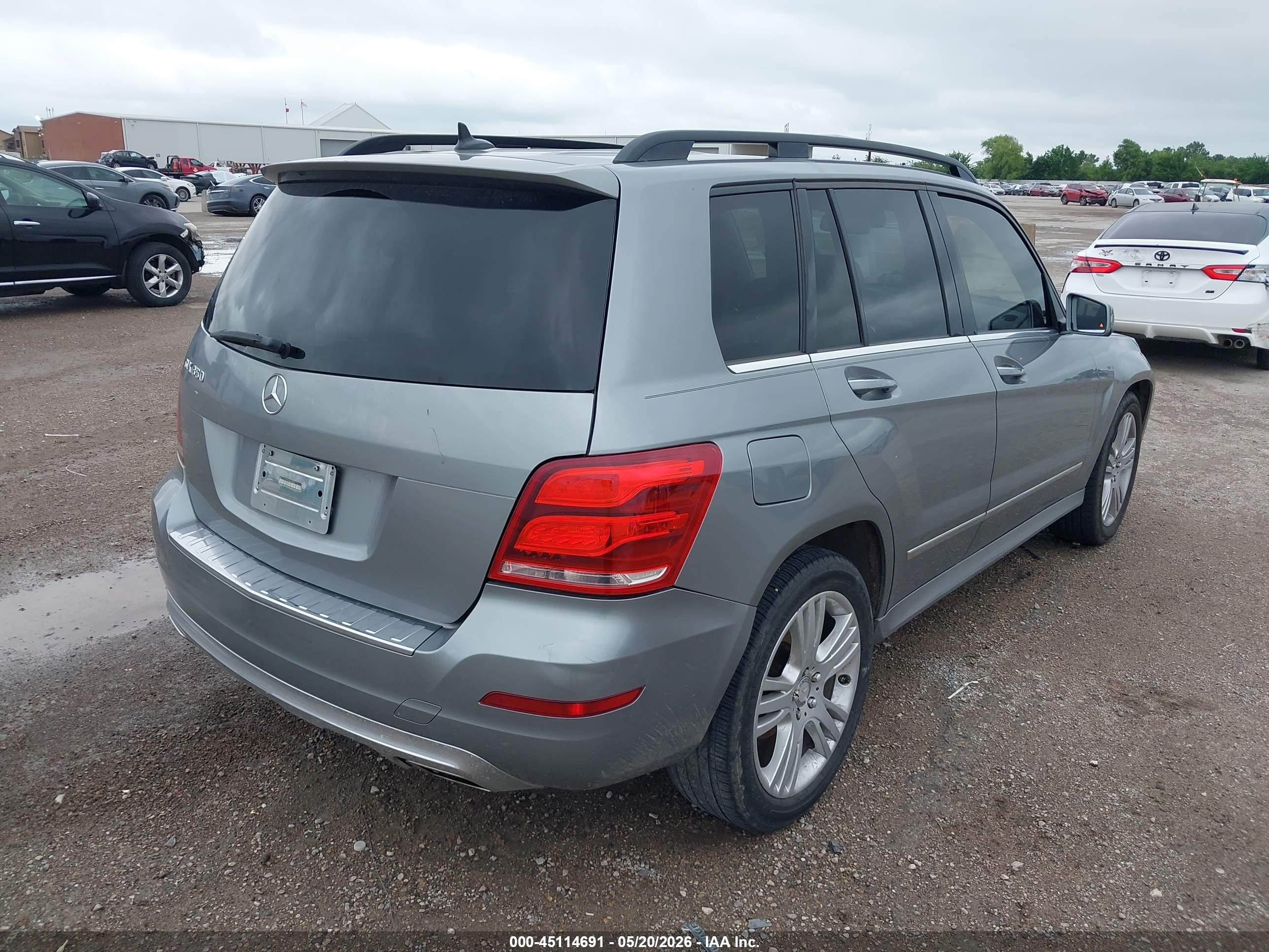 2015 Mercedes-benz Glk 350   Gray vin: WDCGG5HB0FG424320