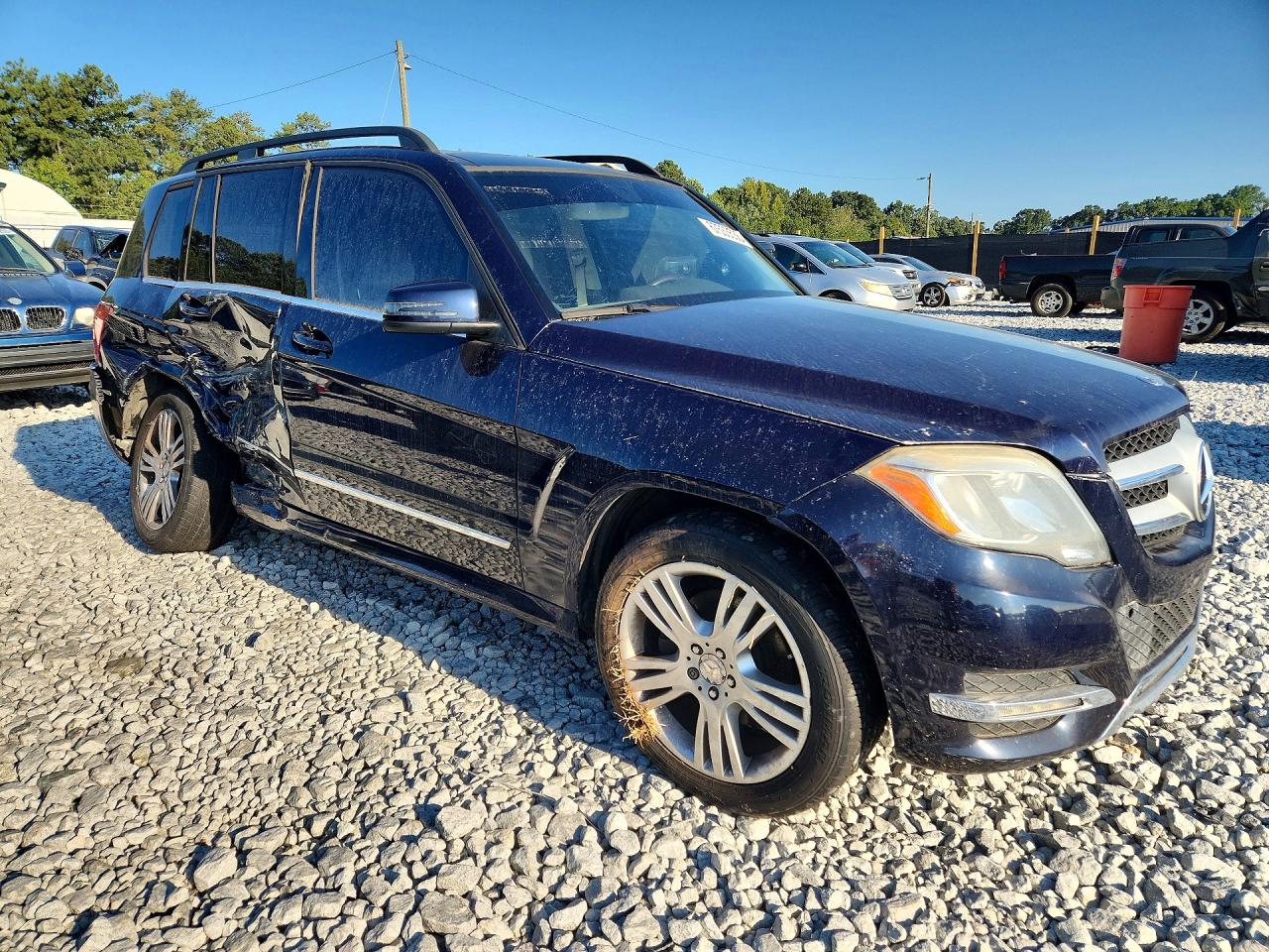 2015 Mercedes-benz Glk 350 Blue vin: WDCGG5HB0FG426732