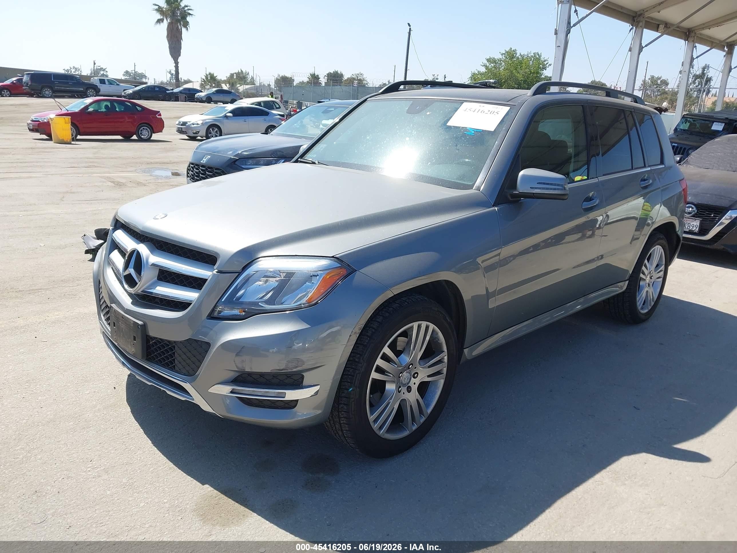 2015 Mercedes-benz Glk 350   Серый vin: WDCGG5HB0FG426939