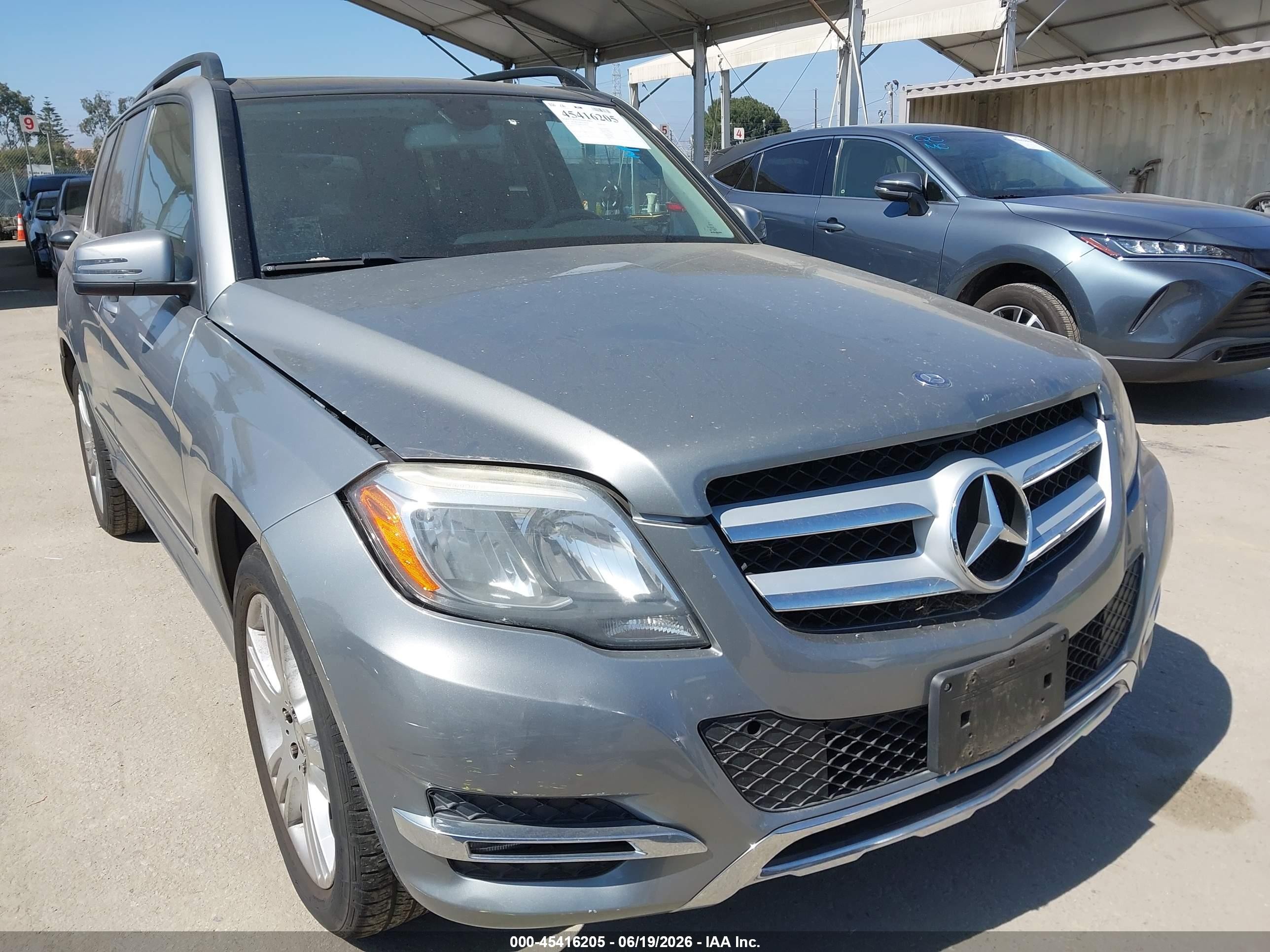 2015 Mercedes-benz Glk 350   Серый vin: WDCGG5HB0FG426939