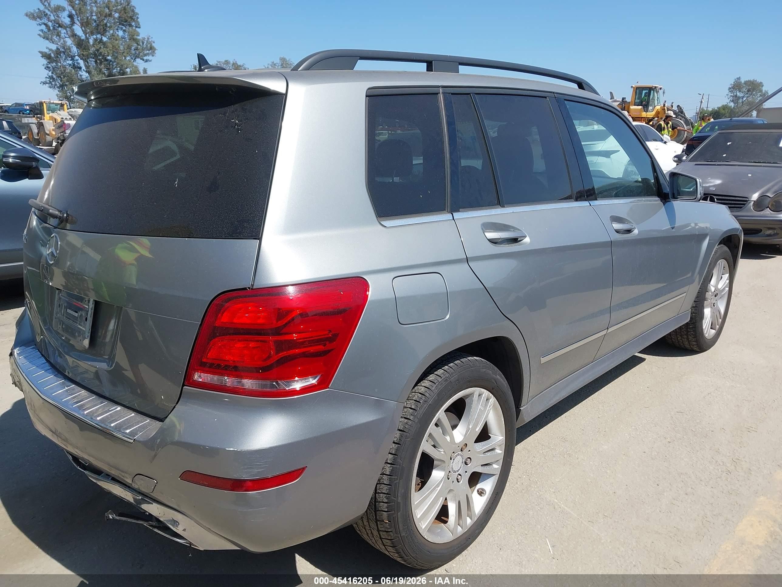 2015 Mercedes-benz Glk 350   Серый vin: WDCGG5HB0FG426939