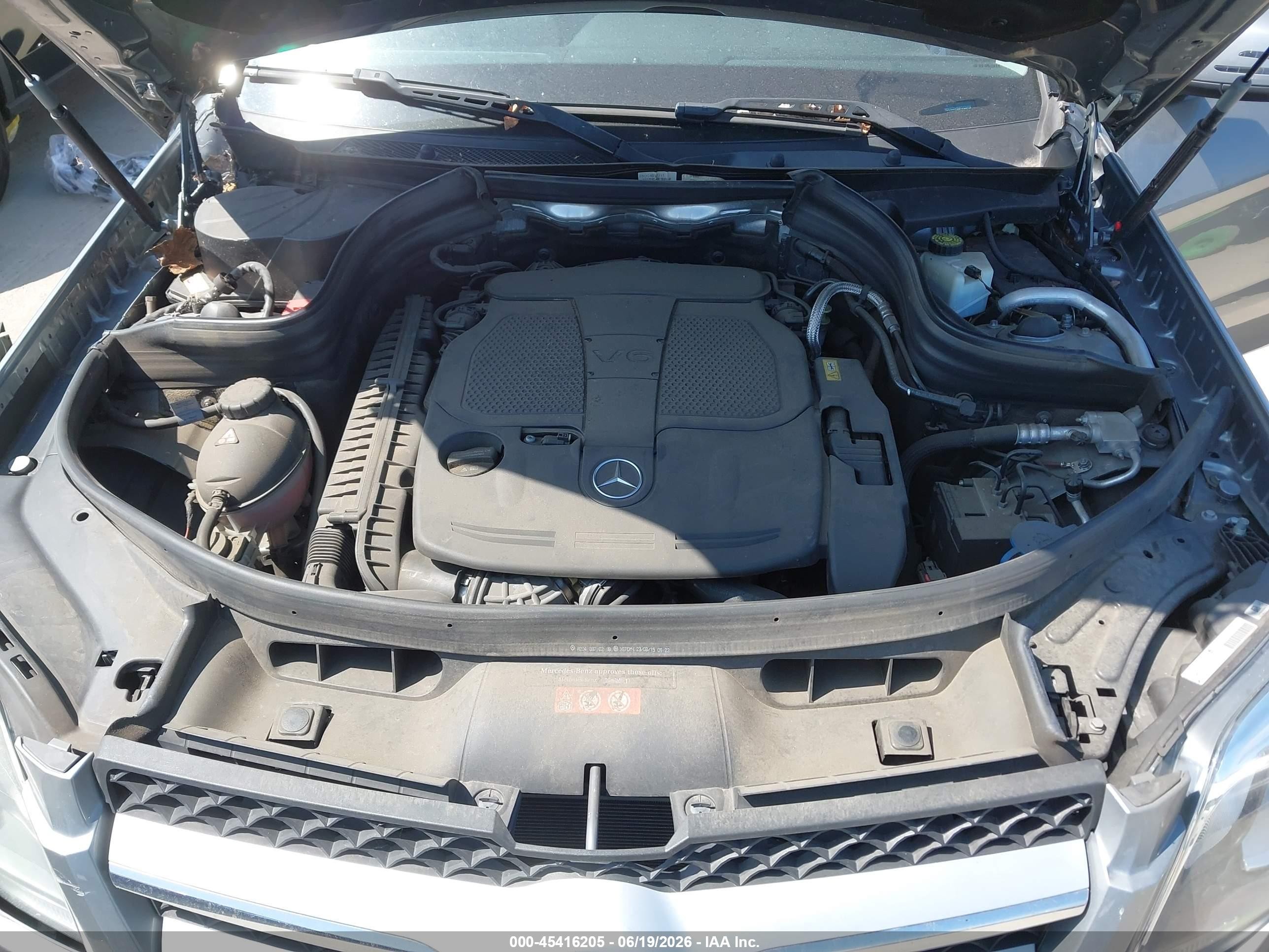2015 Mercedes-benz Glk 350   Серый vin: WDCGG5HB0FG426939