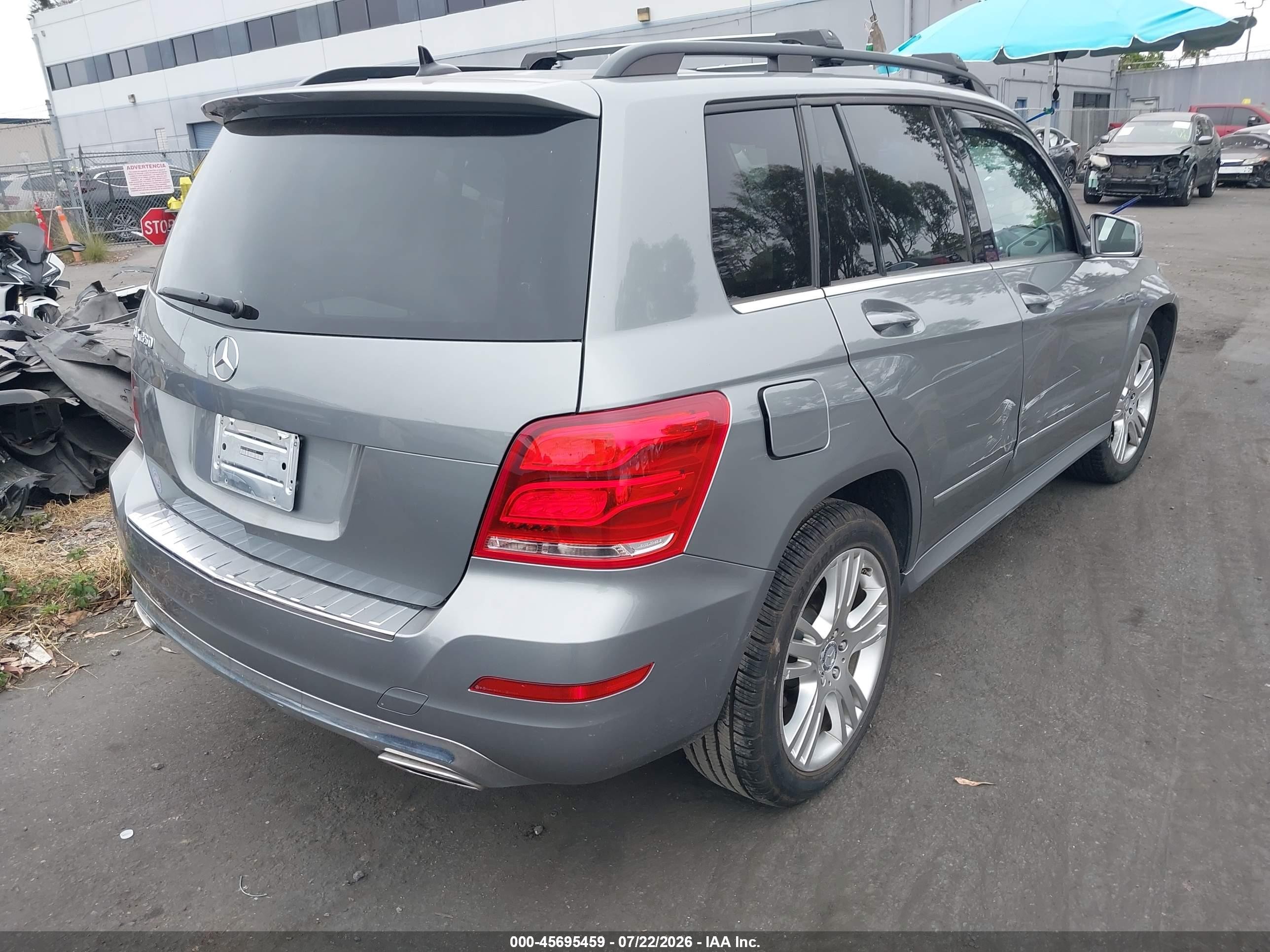 2013 Mercedes-benz Glk 350 Gray vin: WDCGG5HB1DG014090