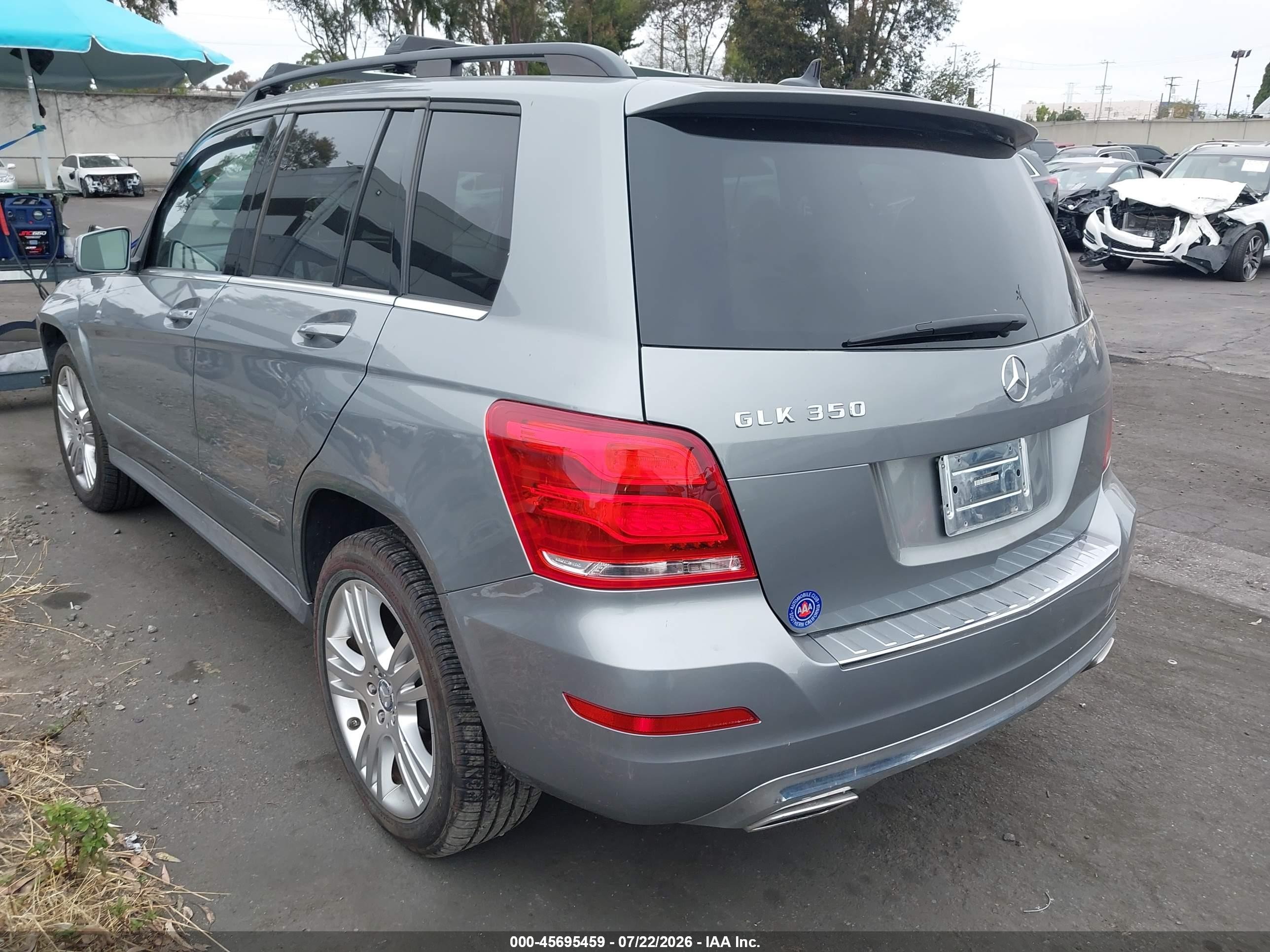 2013 Mercedes-benz Glk 350 Gray vin: WDCGG5HB1DG014090