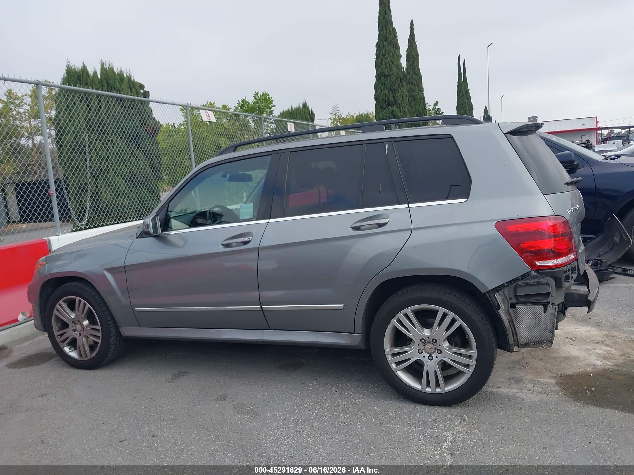 2014 Mercedes-benz Glk 350   Gray vin: WDCGG5HB1EG253740
