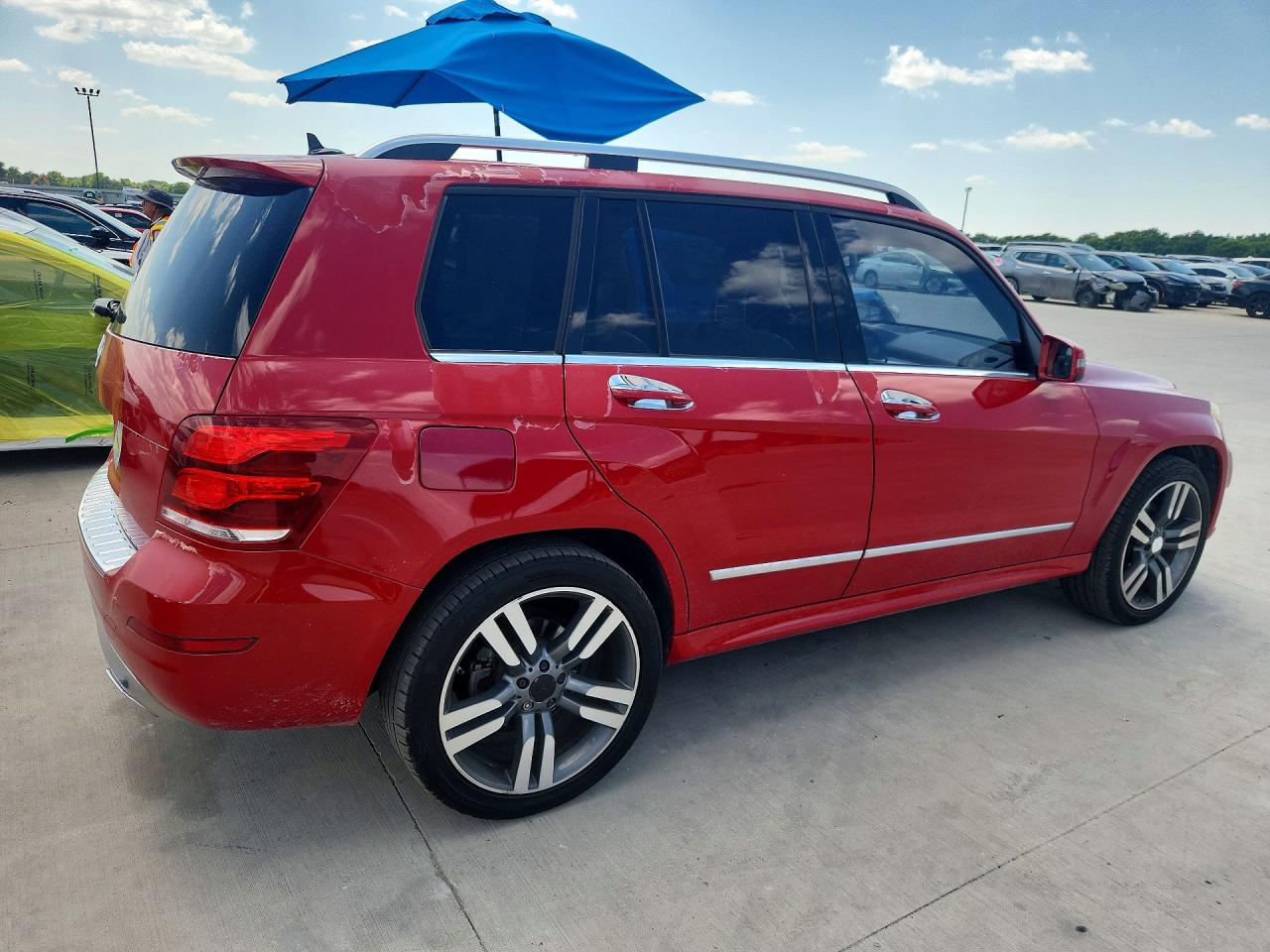 2014 Mercedes-benz Glk 350 Red vin: WDCGG5HB1EG322491