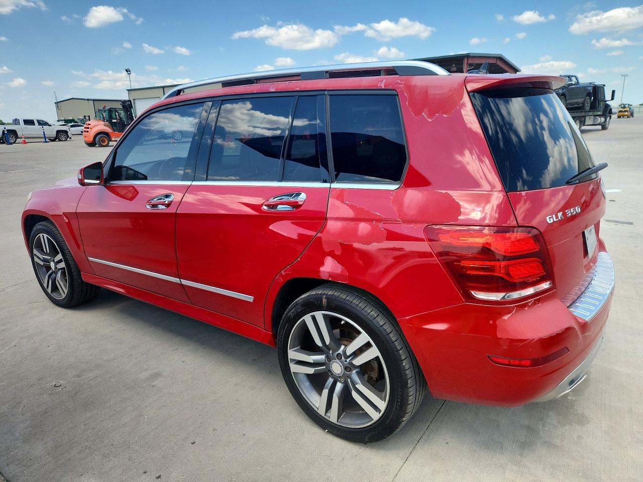 2014 Mercedes-benz Glk 350 Red vin: WDCGG5HB1EG322491