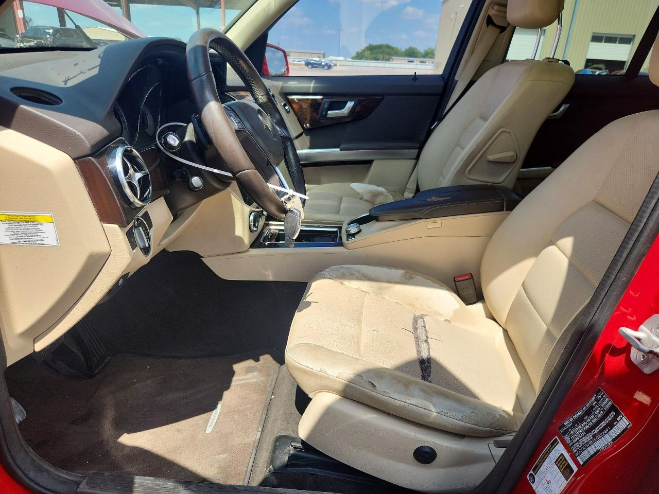 2014 Mercedes-benz Glk 350 Red vin: WDCGG5HB1EG322491