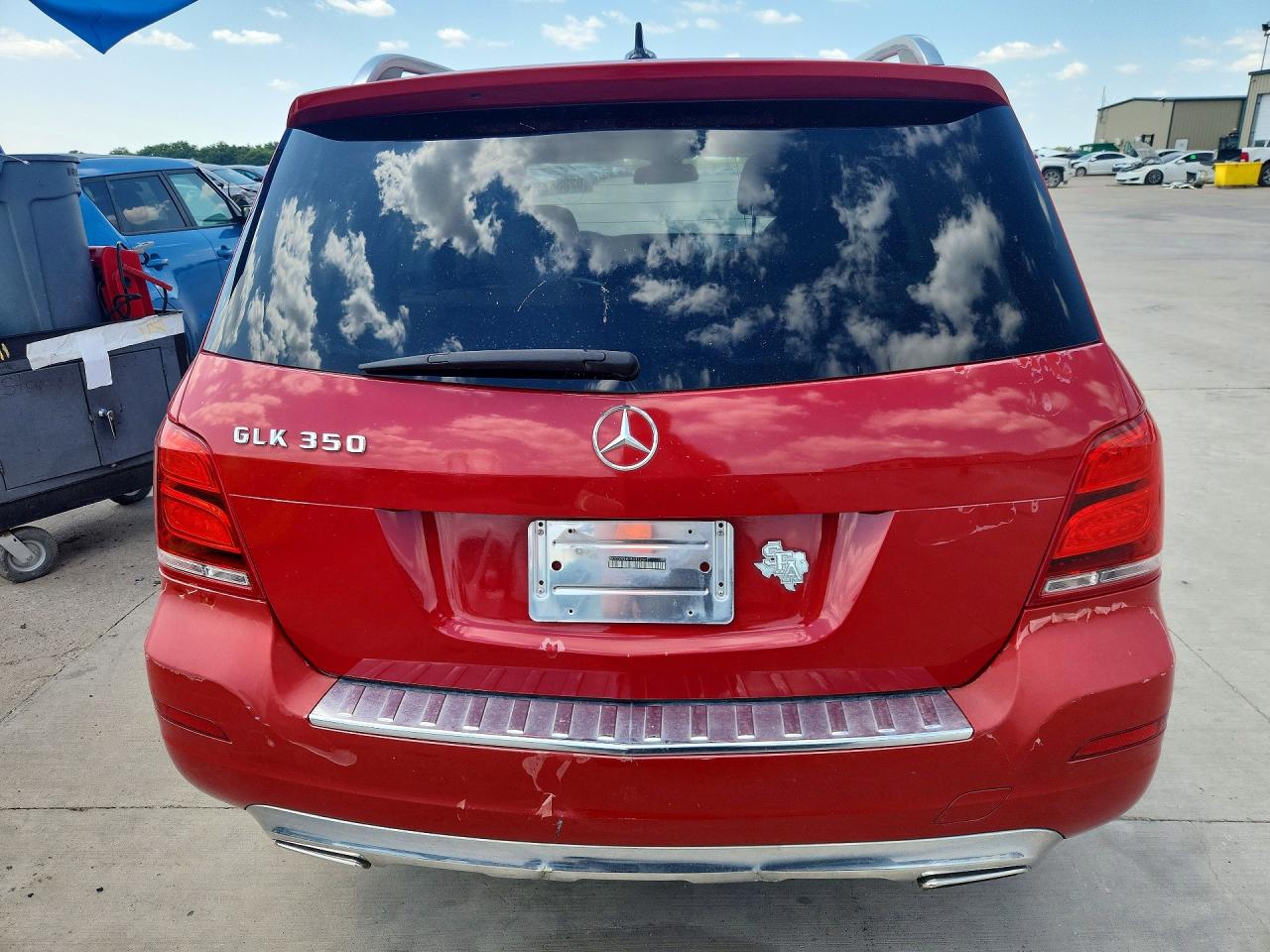 2014 Mercedes-benz Glk 350 Red vin: WDCGG5HB1EG322491