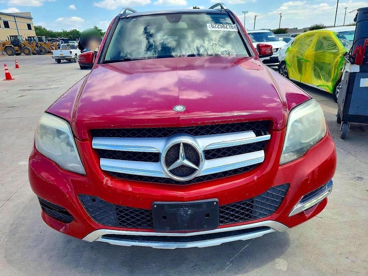 2014 Mercedes-benz Glk 350 Red vin: WDCGG5HB1EG322491
