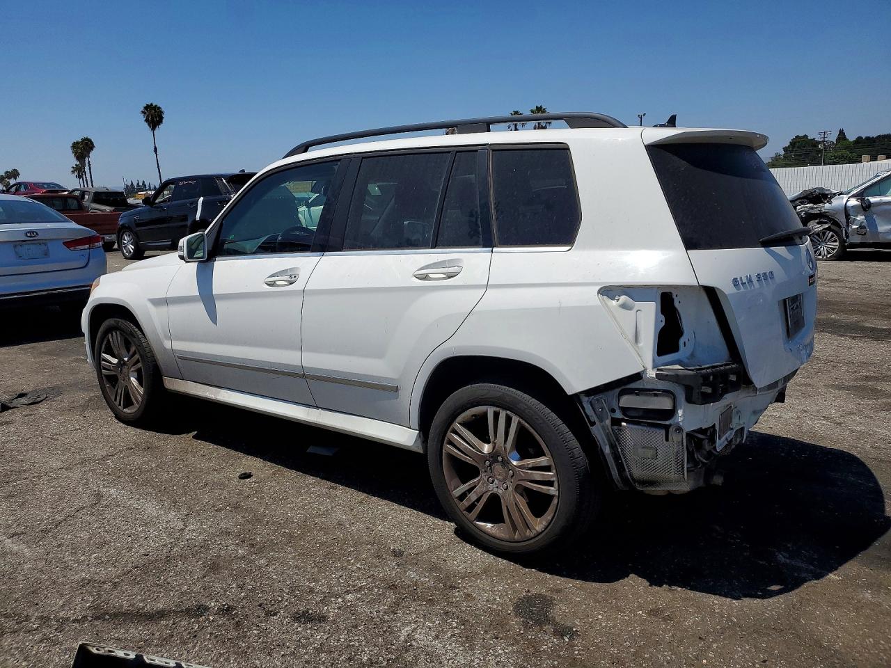 2015 Mercedes-benz Glk 350 White vin: WDCGG5HB1FG440641