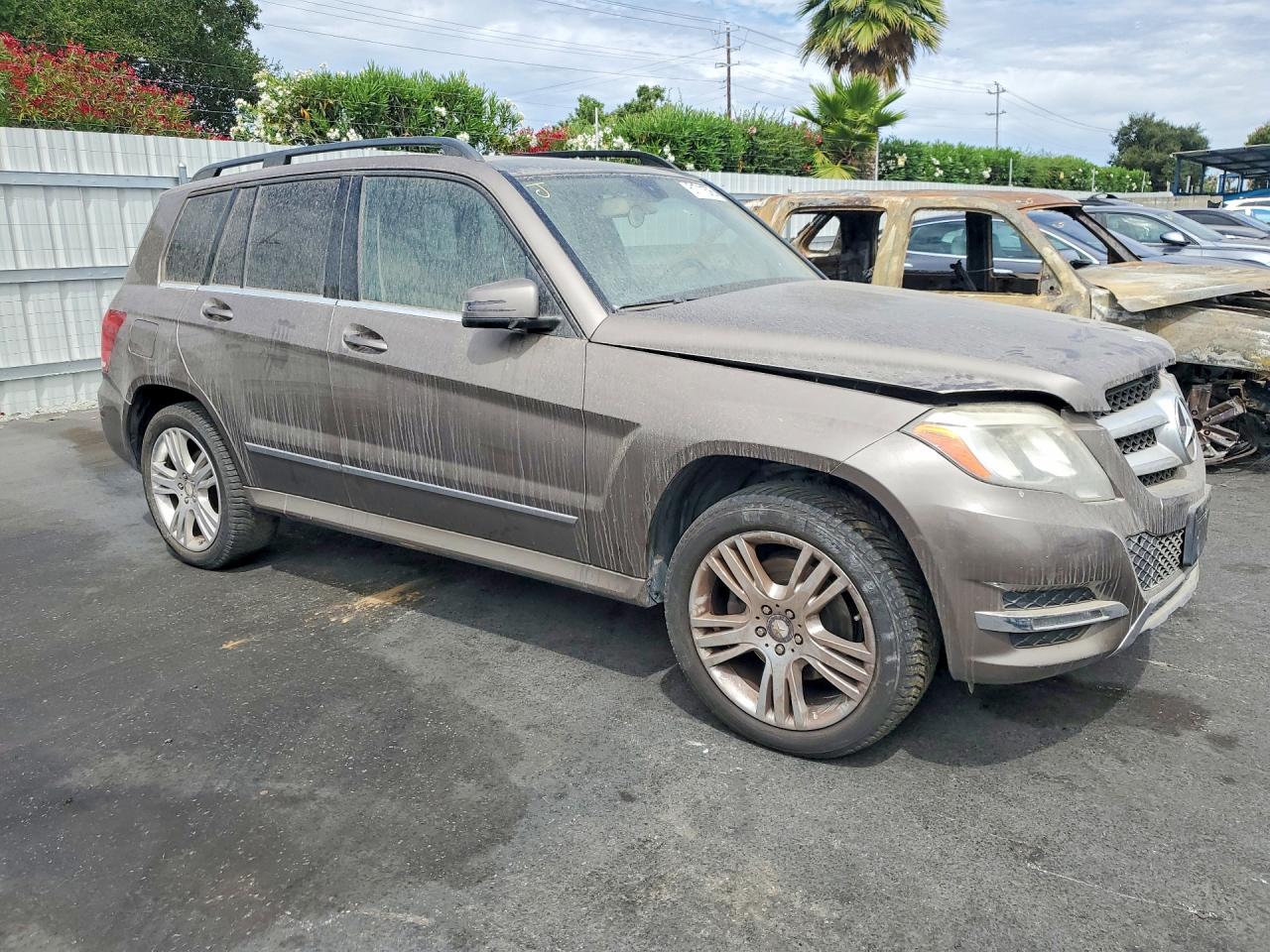 2014 Mercedes-benz Glk 350 Gray vin: WDCGG5HB2EG201713