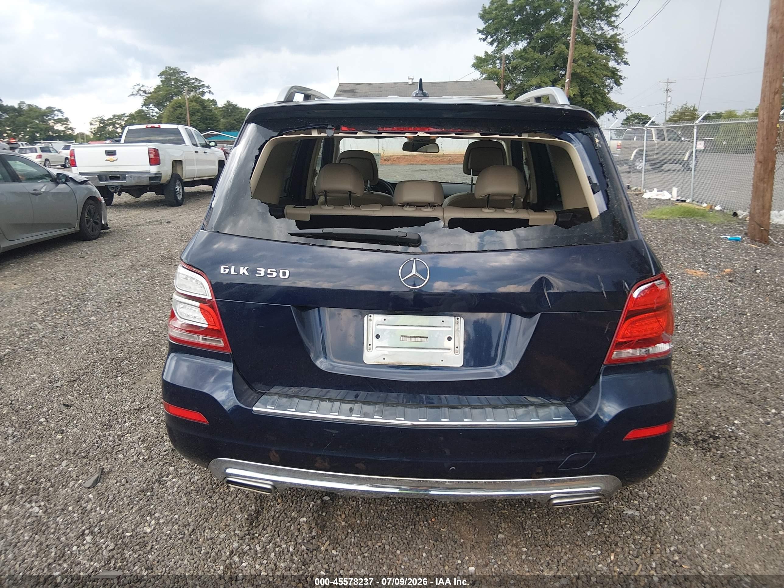 2014 Mercedes-benz Glk 350 Navy vin: WDCGG5HB2EG270806