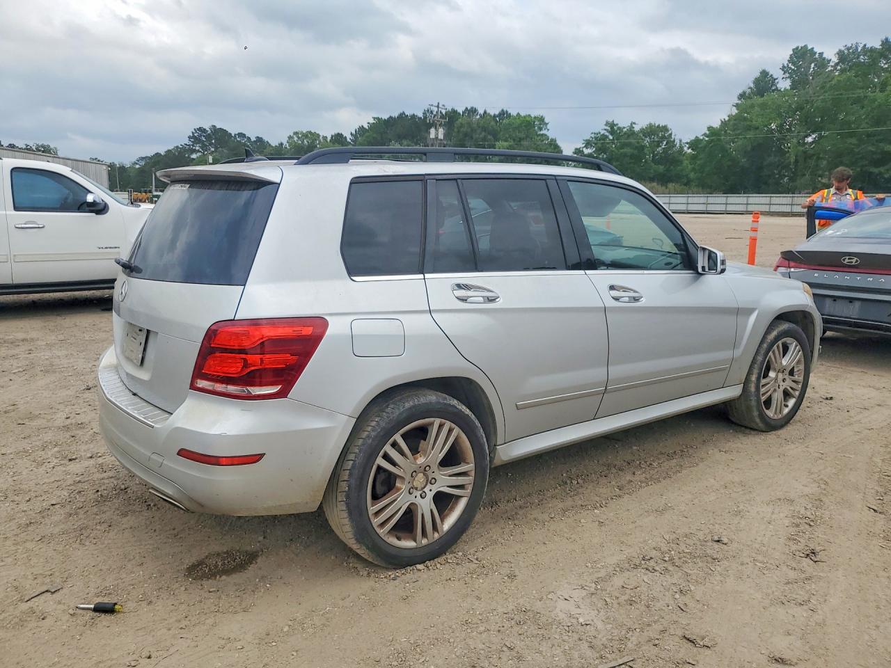 2014 Mercedes-benz Glk 350 Silver vin: WDCGG5HB2EG286875