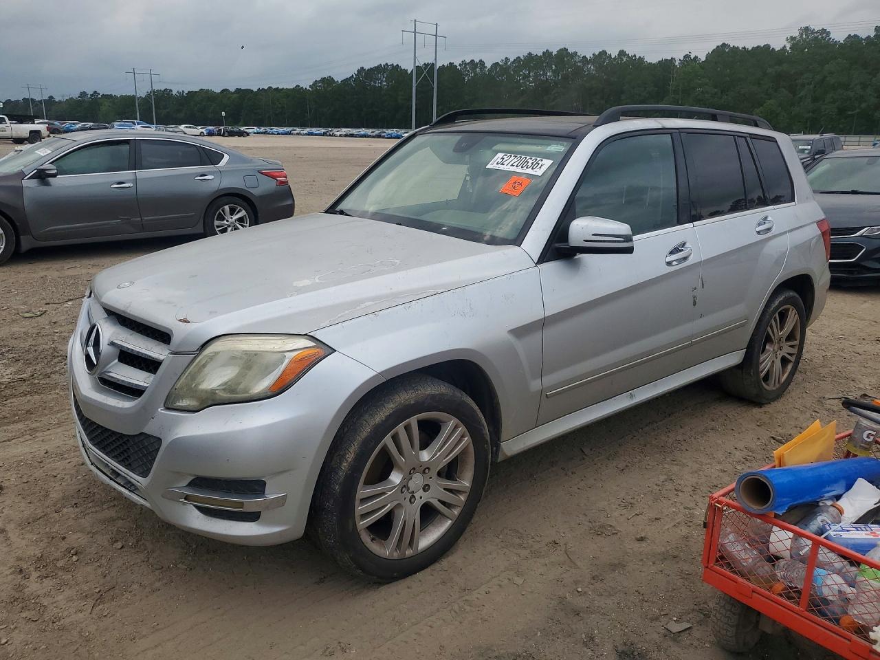 2014 Mercedes-benz Glk 350 Silver vin: WDCGG5HB2EG286875