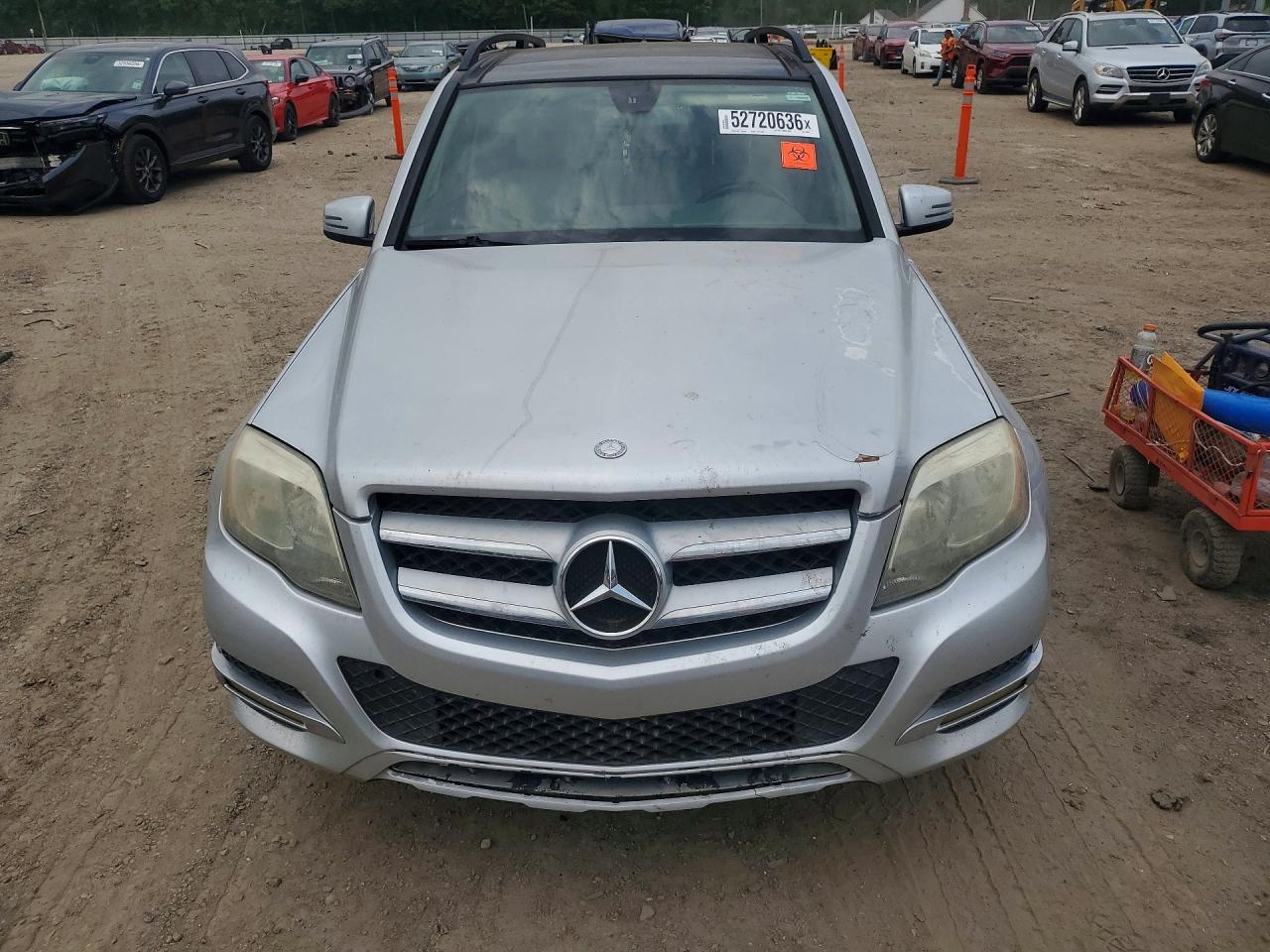 2014 Mercedes-benz Glk 350 Silver vin: WDCGG5HB2EG286875