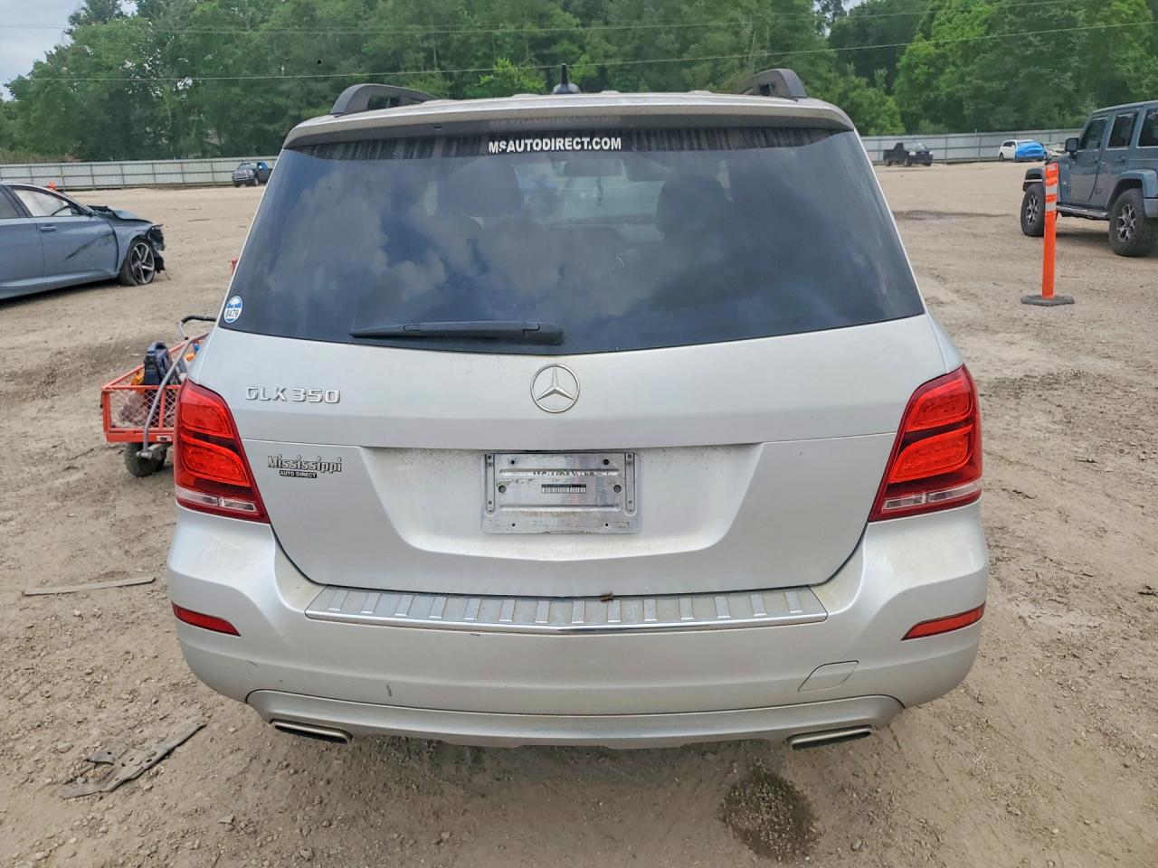 2014 Mercedes-benz Glk 350 Silver vin: WDCGG5HB2EG286875
