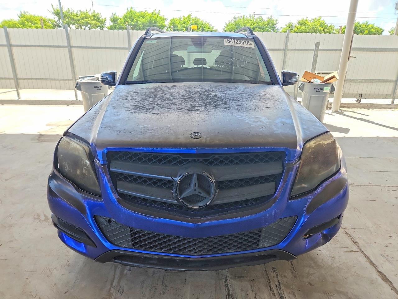 2014 Mercedes-benz Glk 350 Blue vin: WDCGG5HB2EG318658