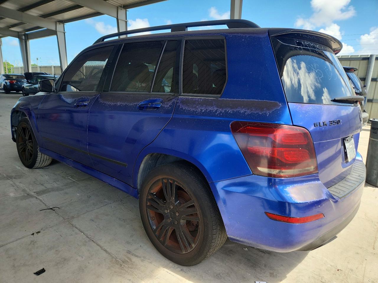 2014 Mercedes-benz Glk 350 Blue vin: WDCGG5HB2EG318658