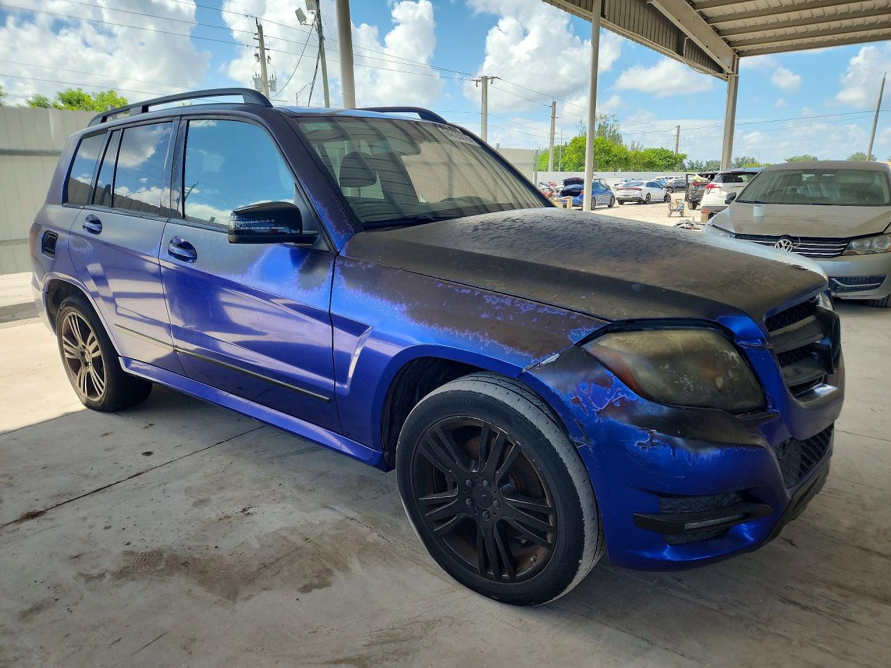 2014 Mercedes-benz Glk 350 Blue vin: WDCGG5HB2EG318658