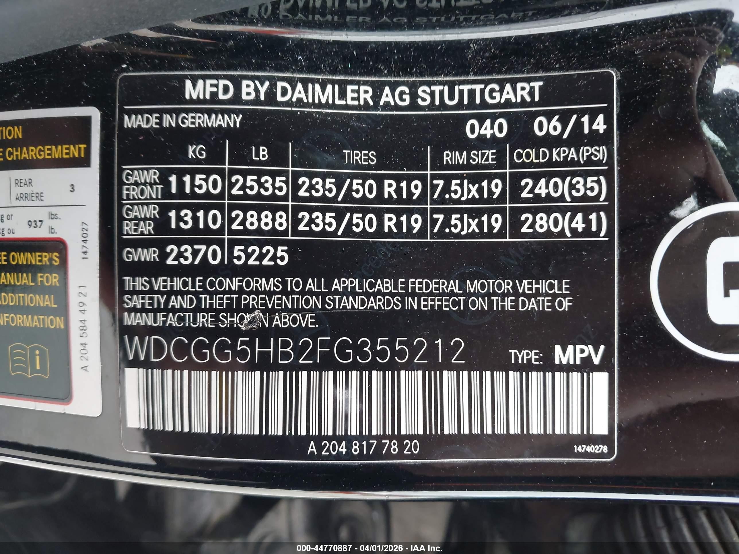 2015 Mercedes-benz Glk 350   Black vin: WDCGG5HB2FG355212