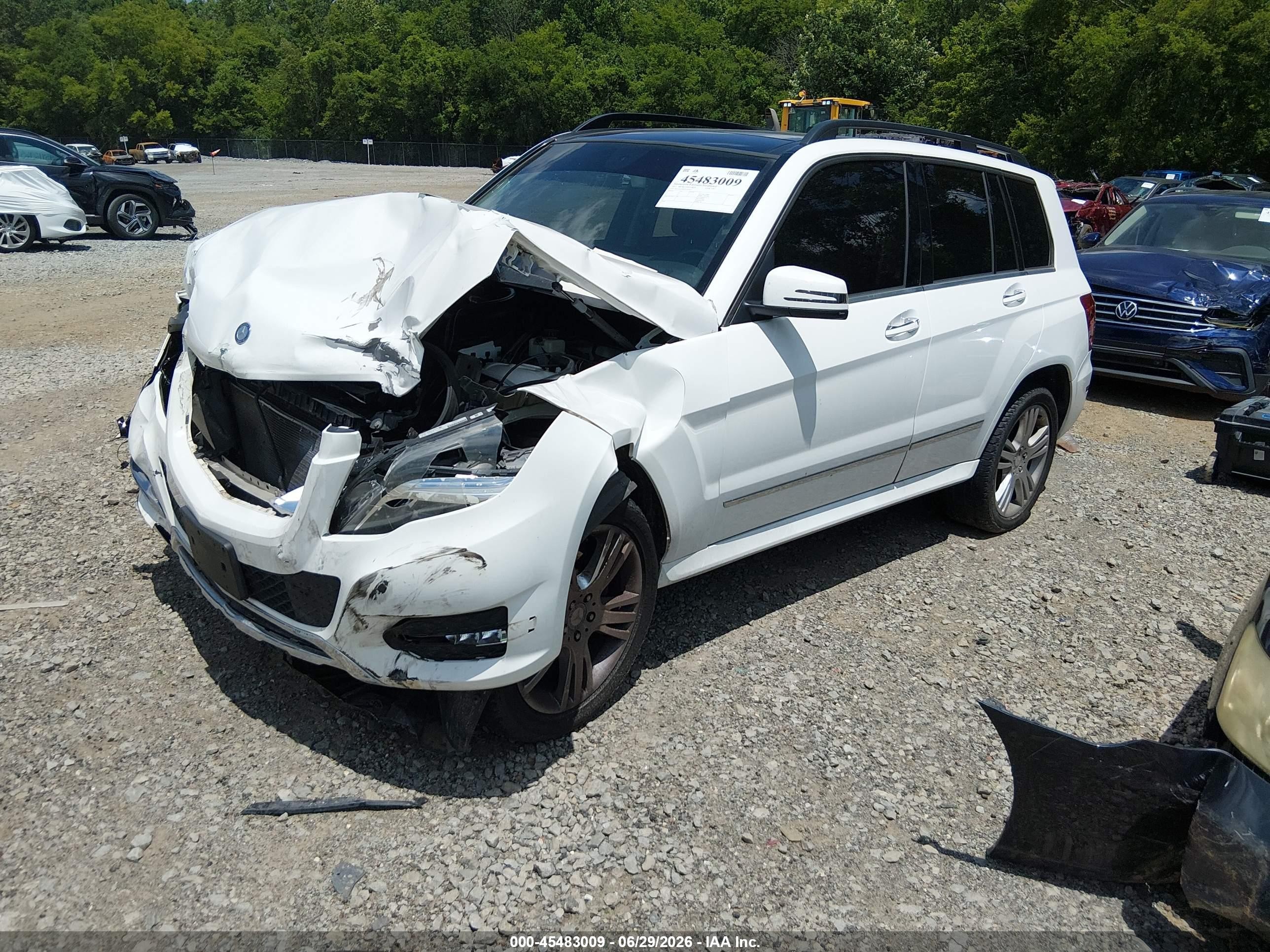 2015 Mercedes-benz Glk 350 Белый vin: WDCGG5HB2FG383057