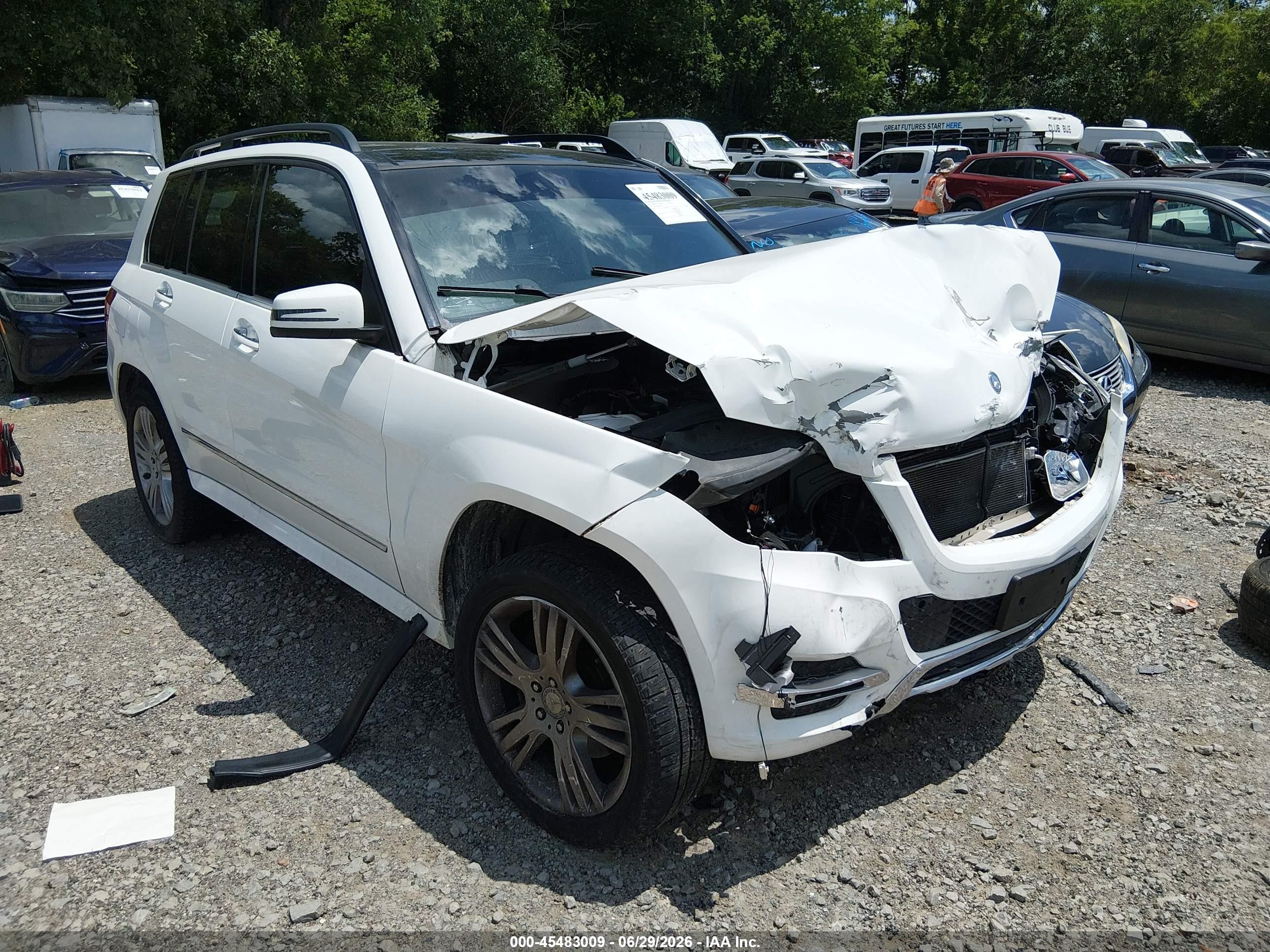 2015 Mercedes-benz Glk 350 Белый vin: WDCGG5HB2FG383057