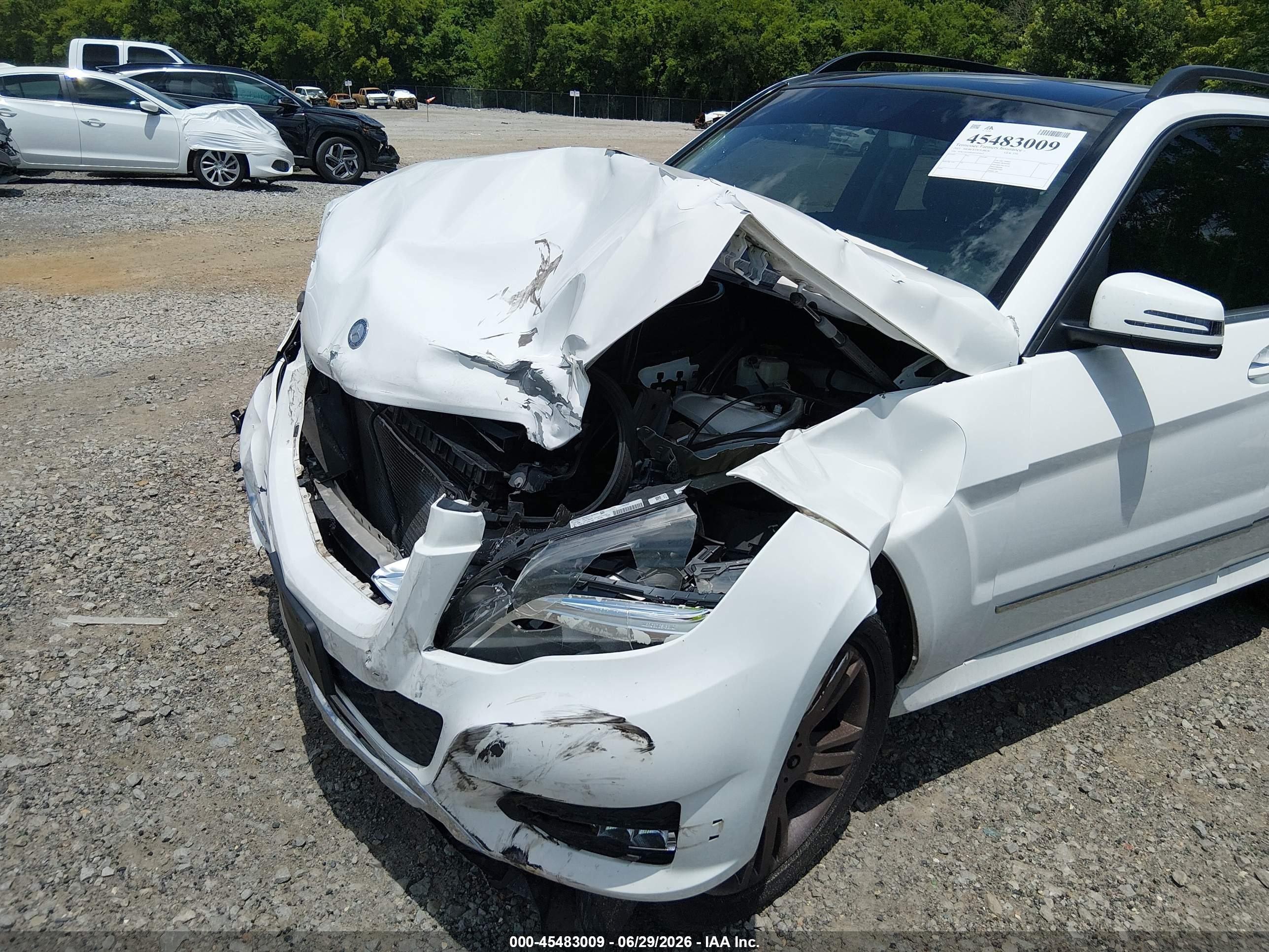 2015 Mercedes-benz Glk 350 Белый vin: WDCGG5HB2FG383057